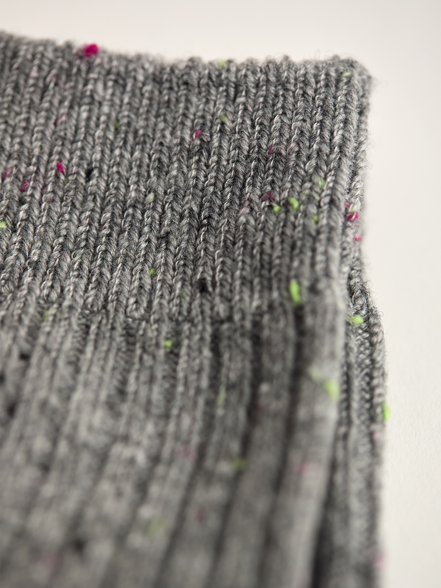 Speckled Wool Blend Socks, Grey