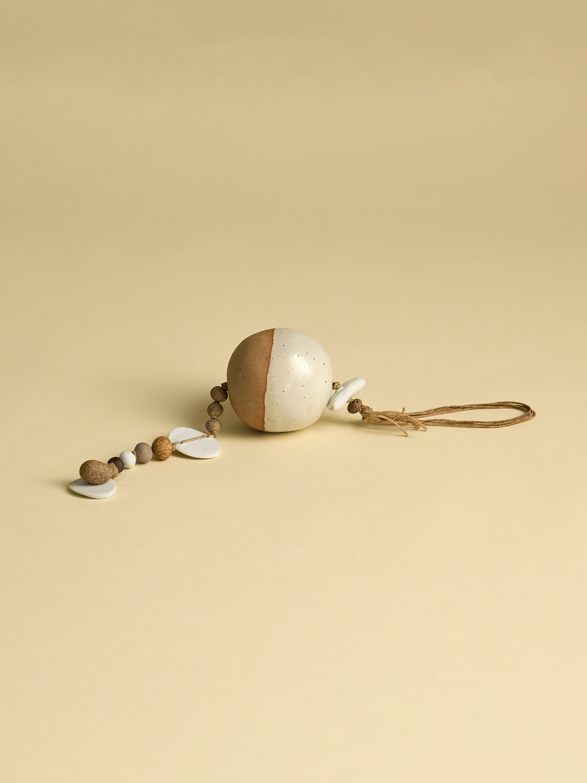 Mt. Washington Pottery Talisman on neutral background