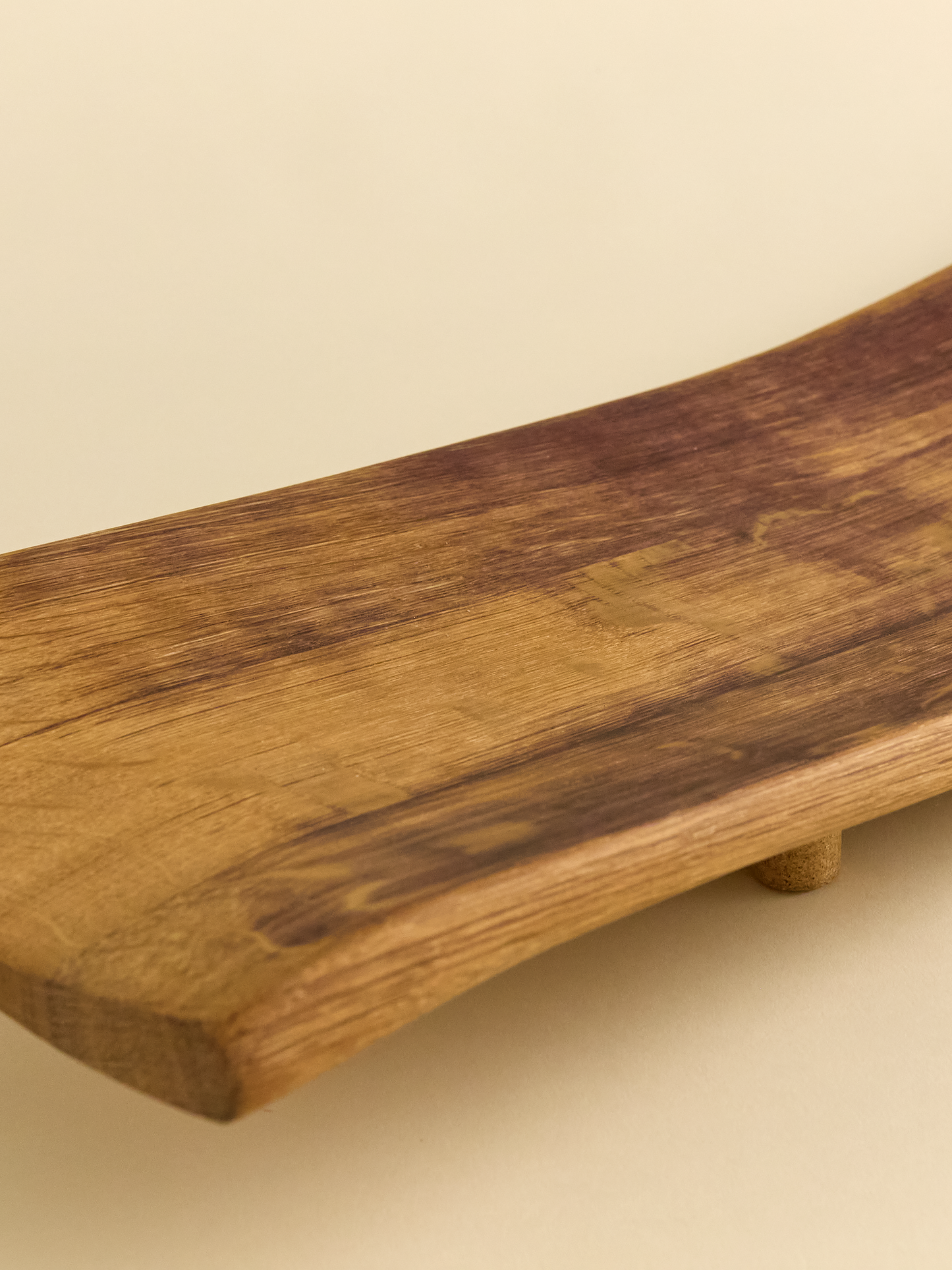 Oak detailing on French Oak Barrel Platter