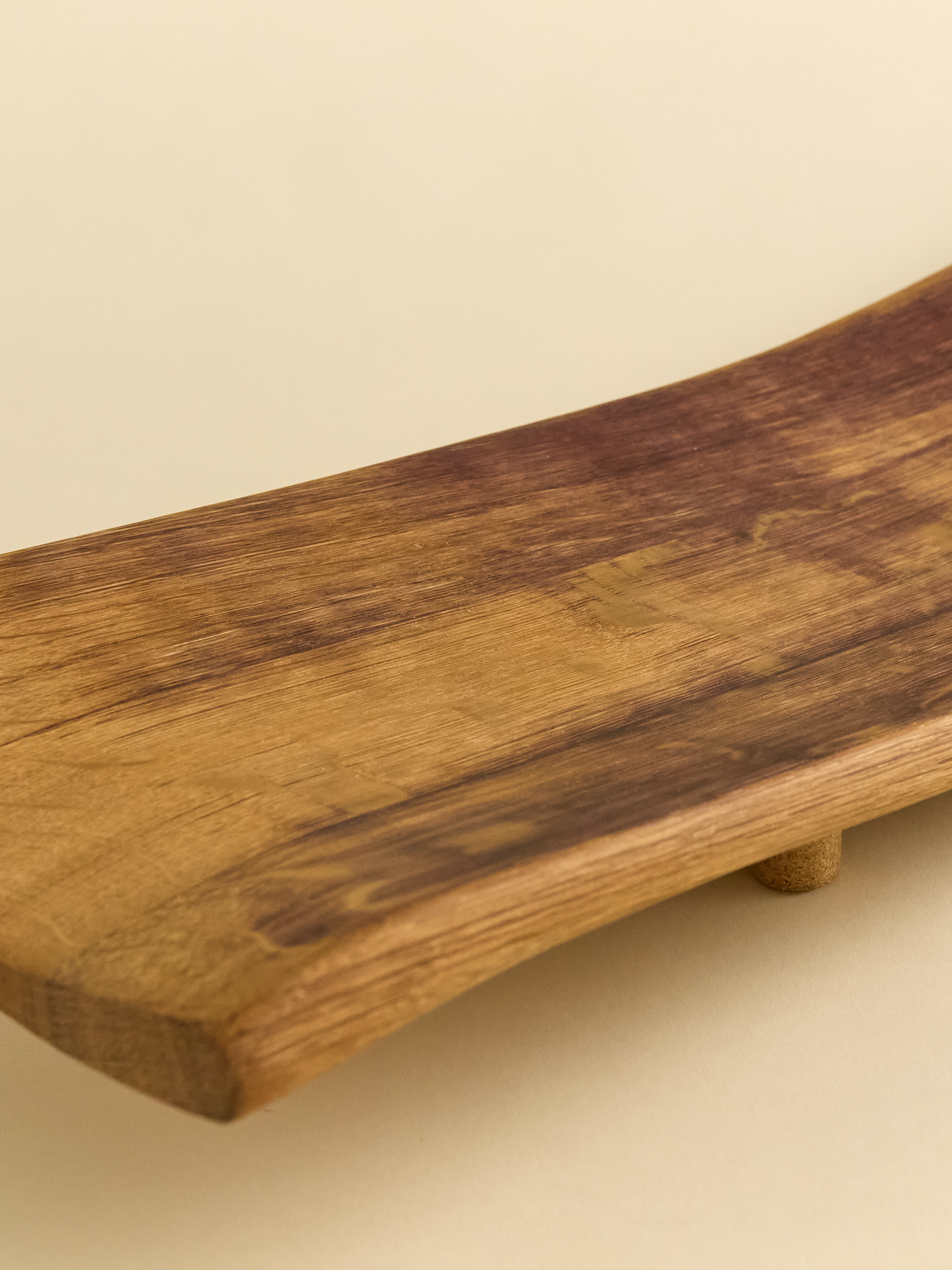 Oak detailing on French Oak Barrel Platter