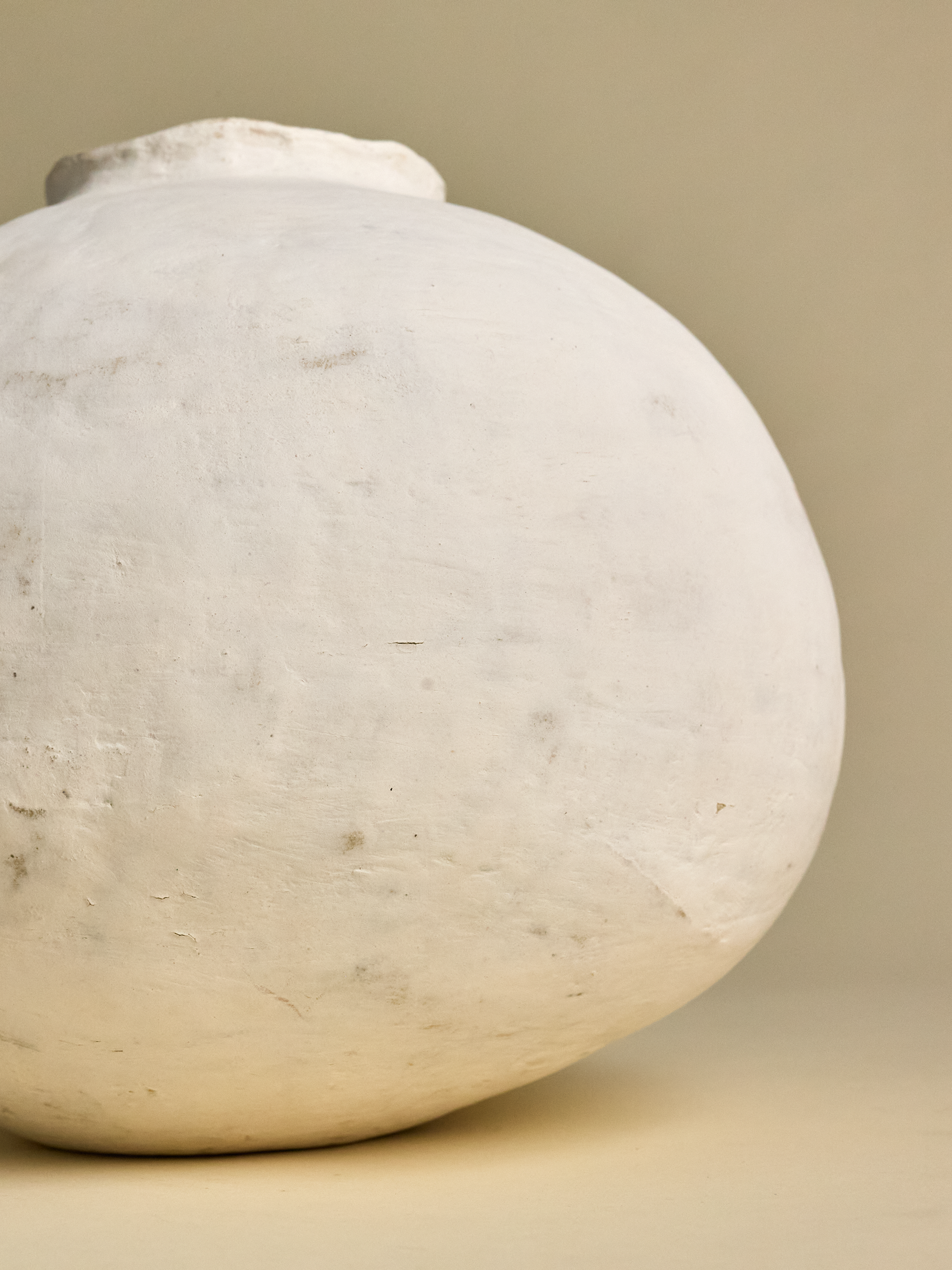 Close up of texture on Pascale Vaquette Cotton Pomegranate Vase
