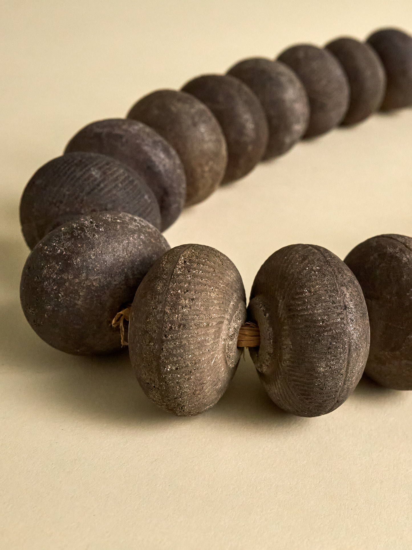 Details of clay beads