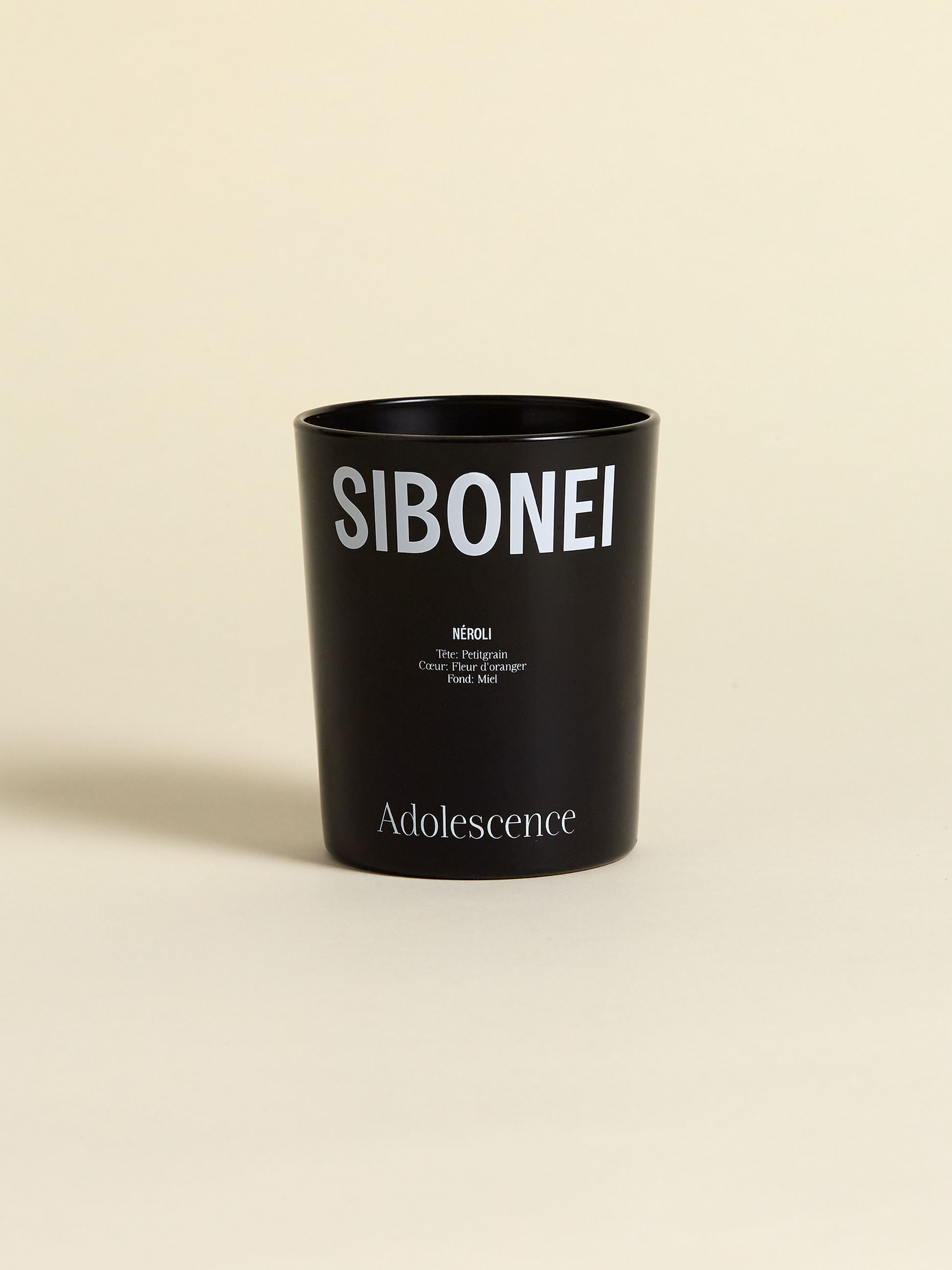 Sibonei adolescence candle on light background