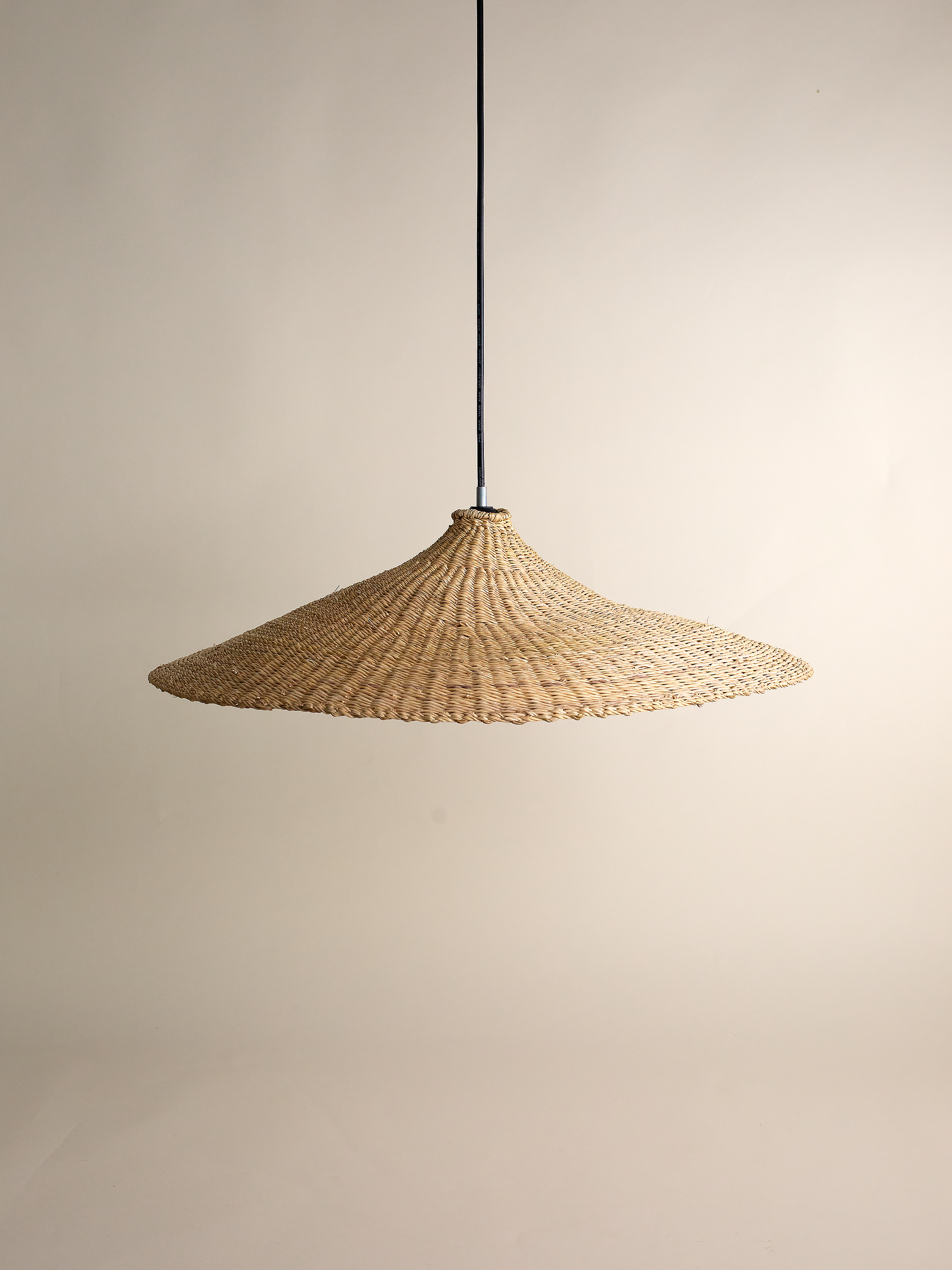 Bolga Flat Lampshade Med
