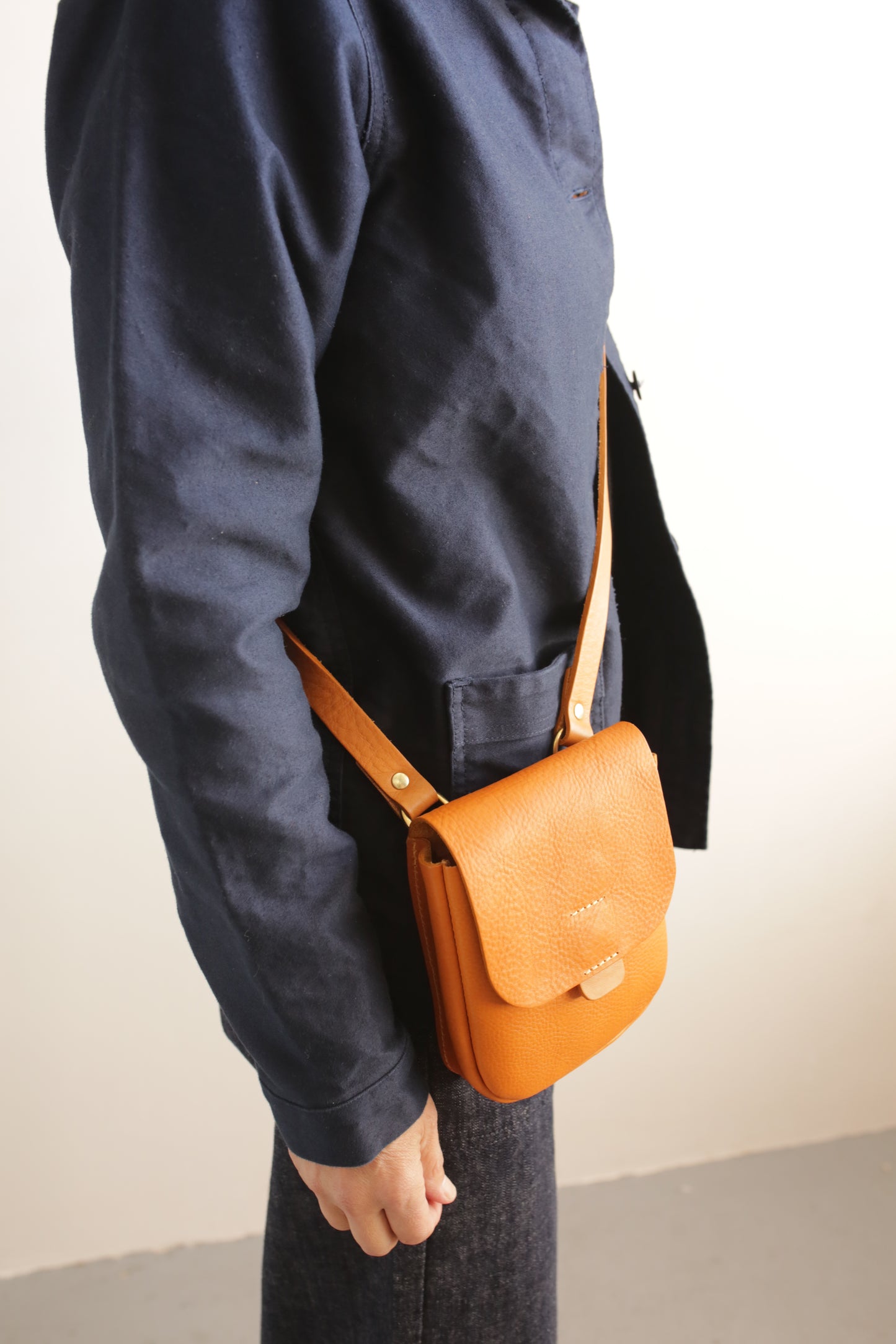 Kate Sheridan Half Orbed Tab Bag, Maple