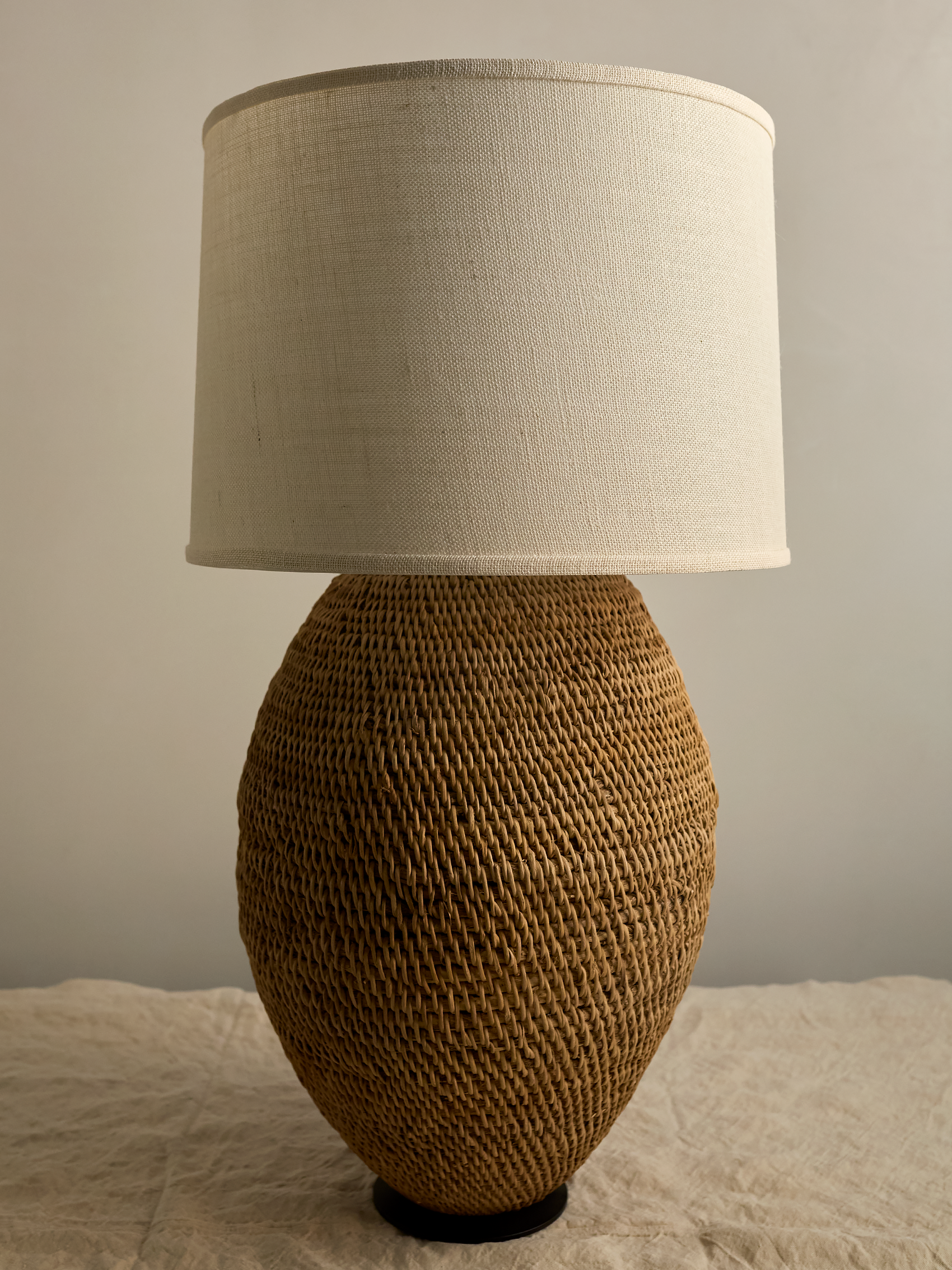 Buhera Basket Lamp, 38"H x 19"D