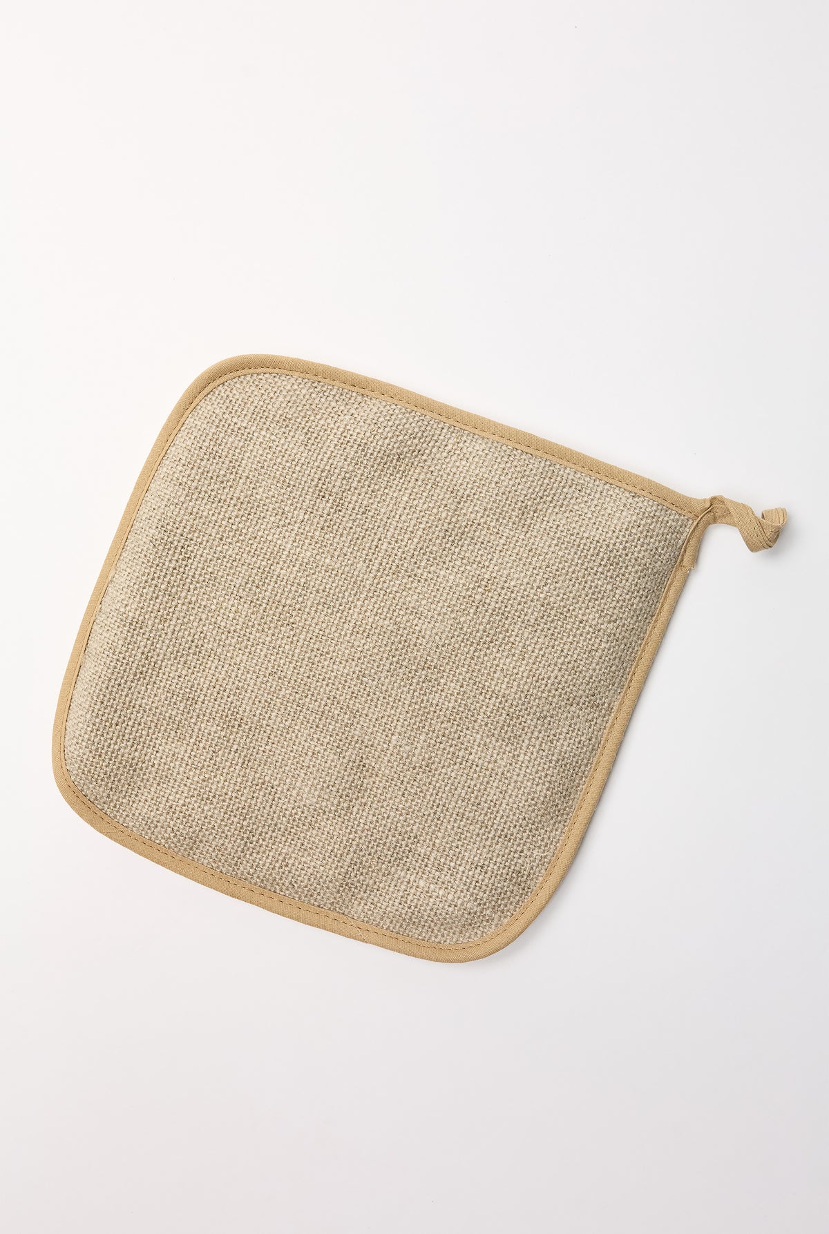 Thieffry Belgian Linen Potholder, Raw Natural