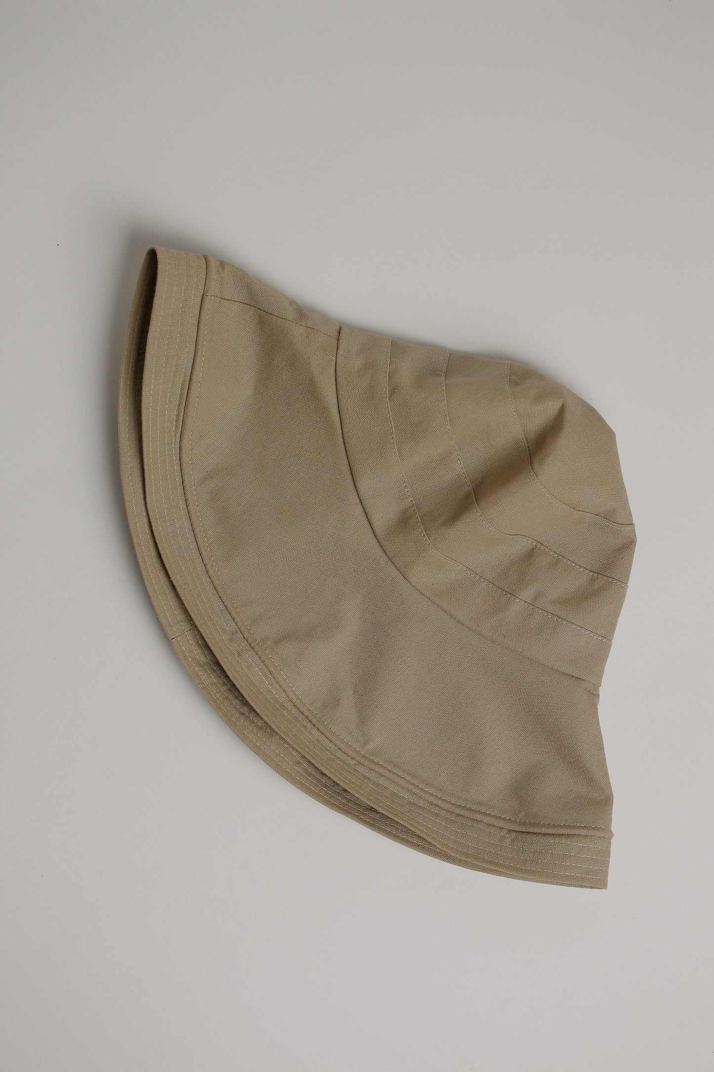 Khaki Cotton Bucket Hat