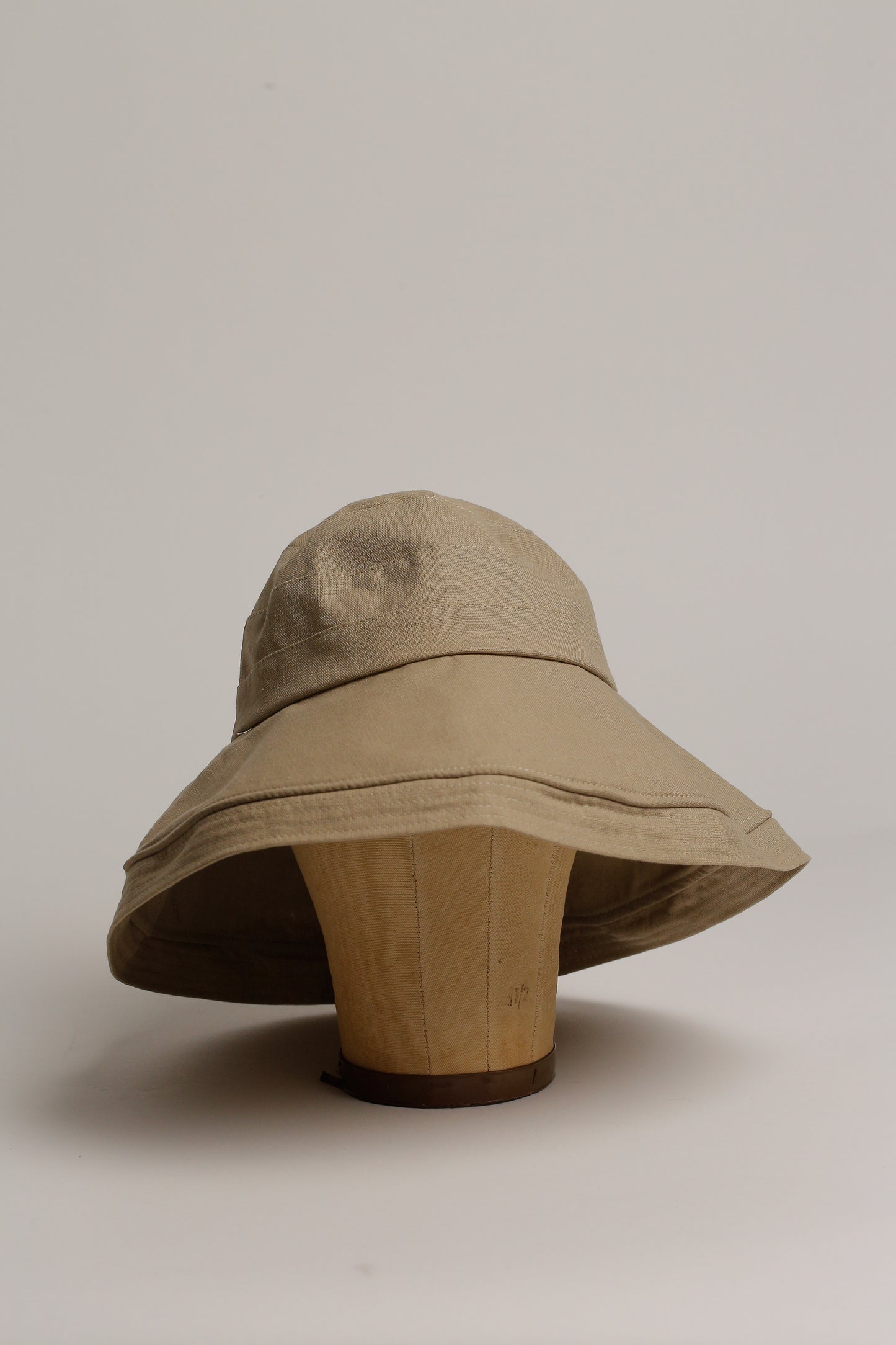 Khaki Cotton Bucket Hat