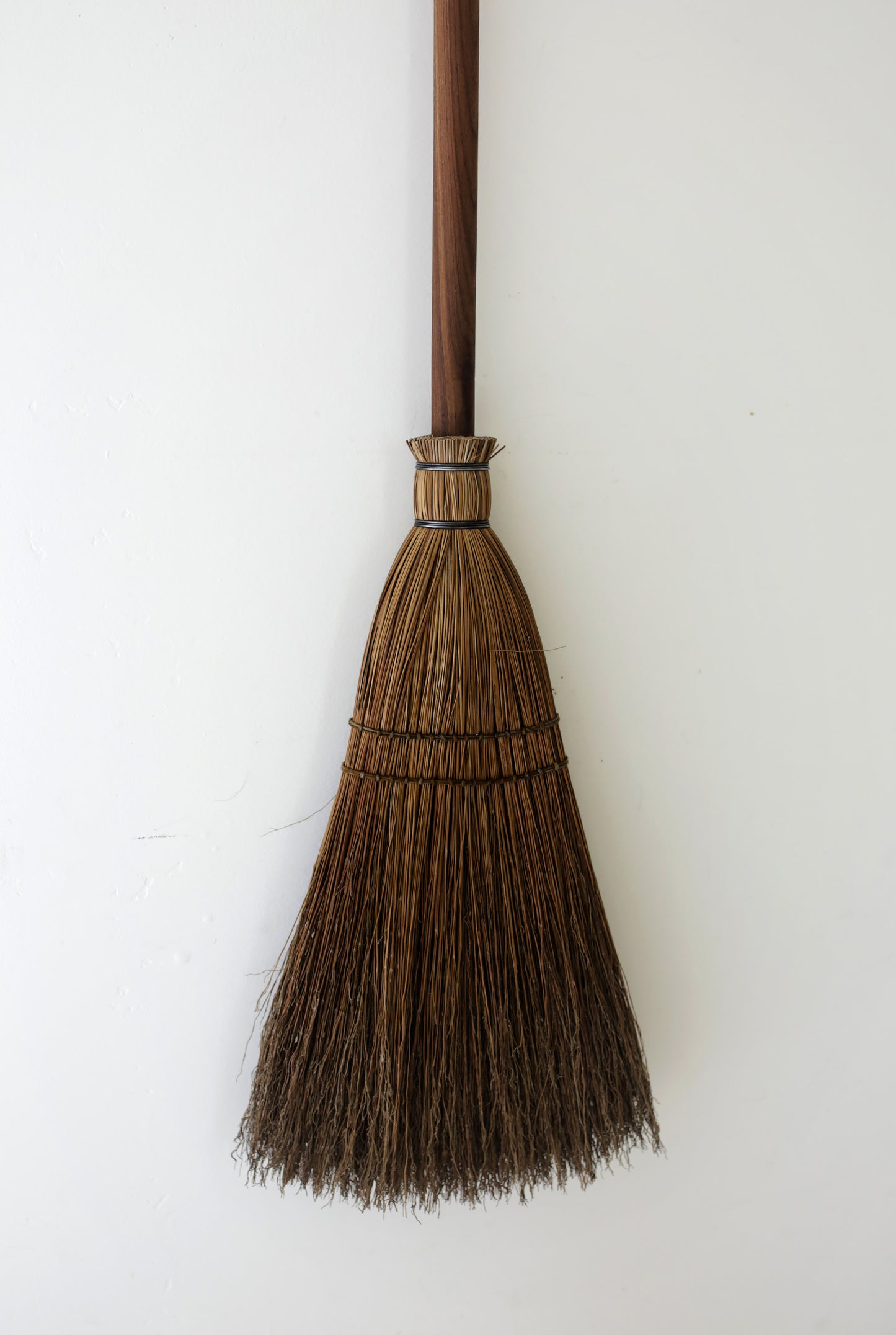 Handmade Walnut Wood Broom