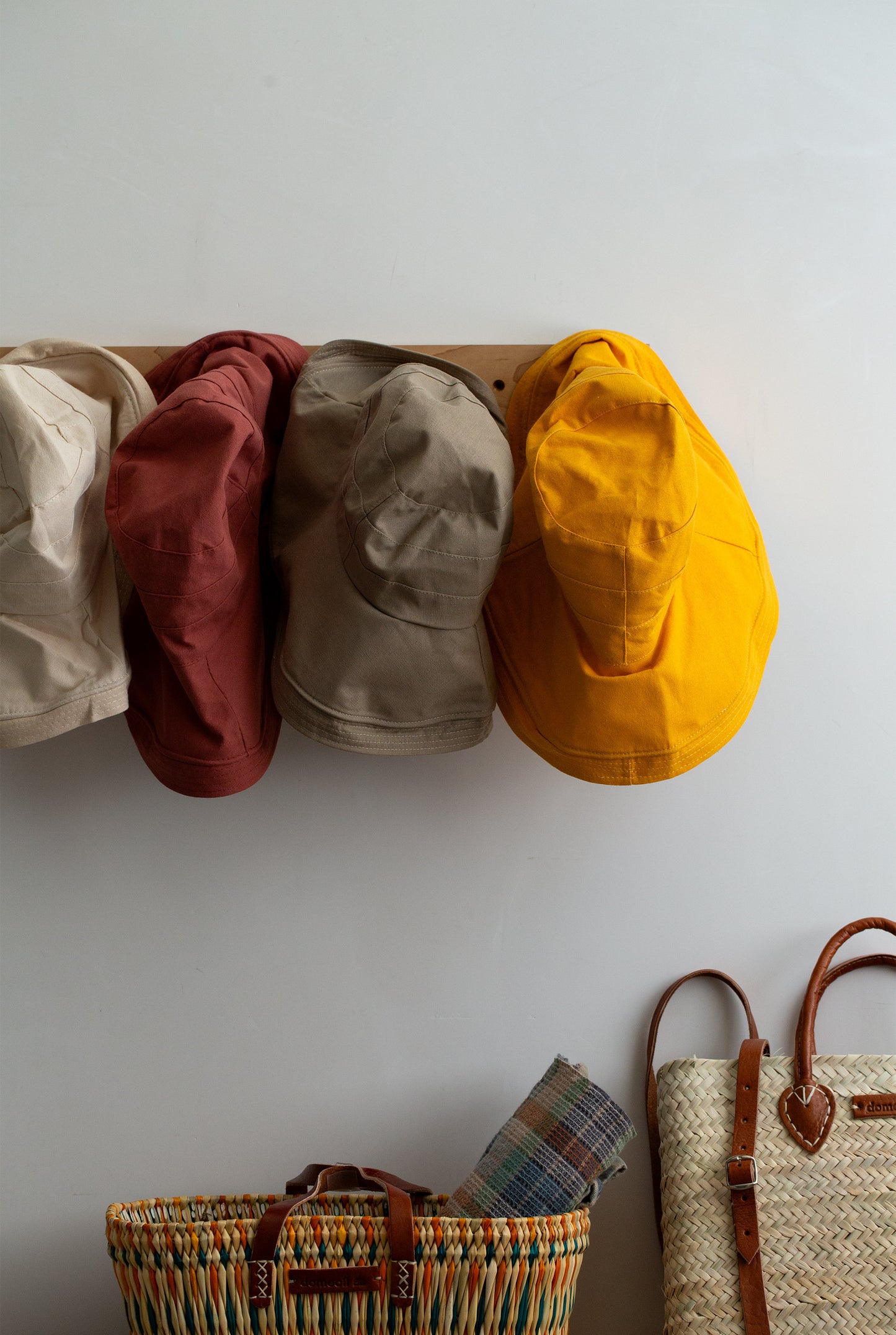 Yellow Reversible Bucket Hat