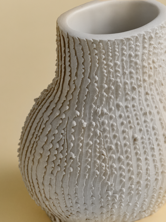 Cait Reas White Vase