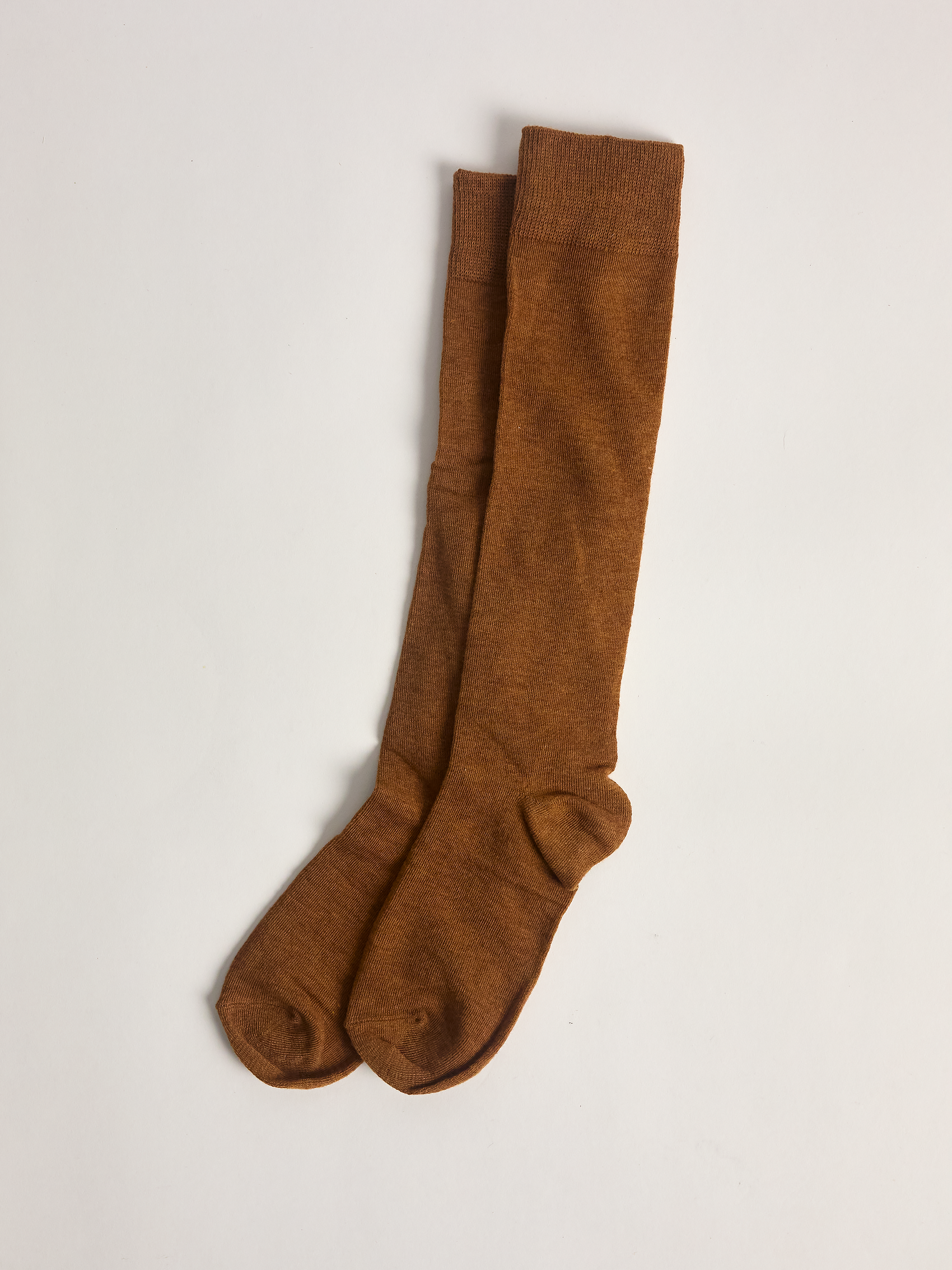 Women's High Crew Socks, Nutmeg