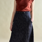 Wrap A Skirt, Denim Linen 1 Size