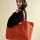 domecíl Burnt Orange Canvas Tote