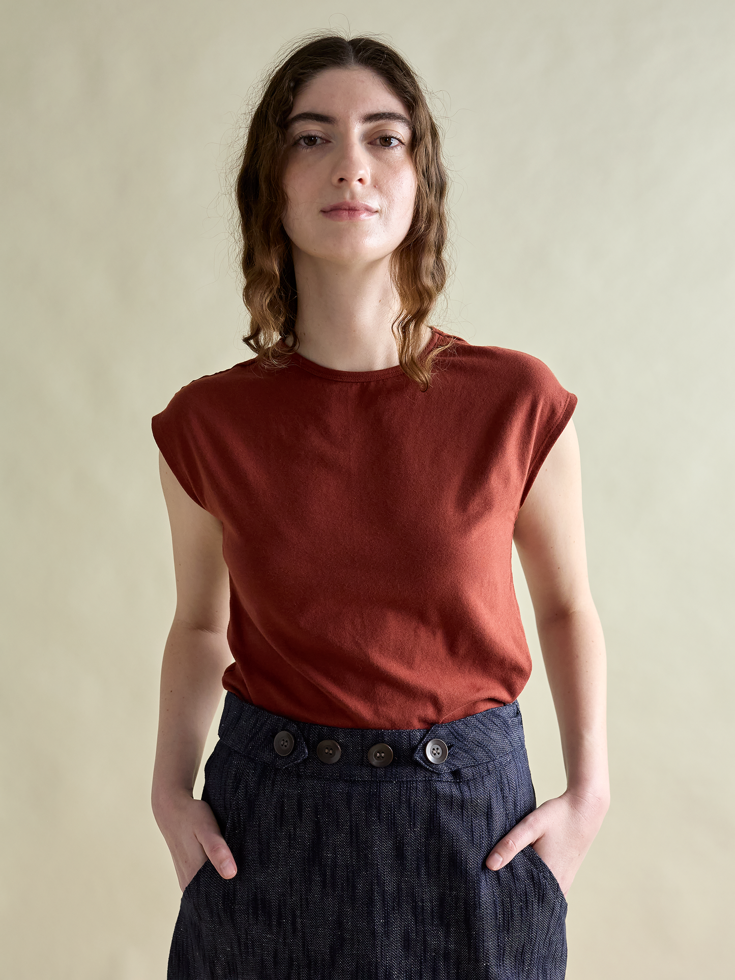 Domecíl Cotton Tee, Terracotta