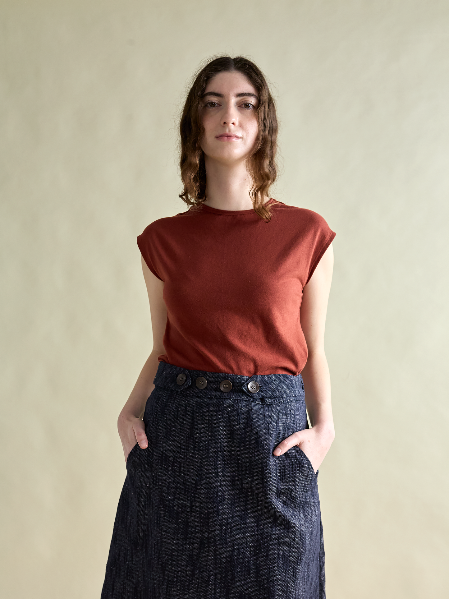 Domecíl Cotton Tee, Terracotta