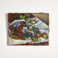 Vintage French Apples Still Life Painting