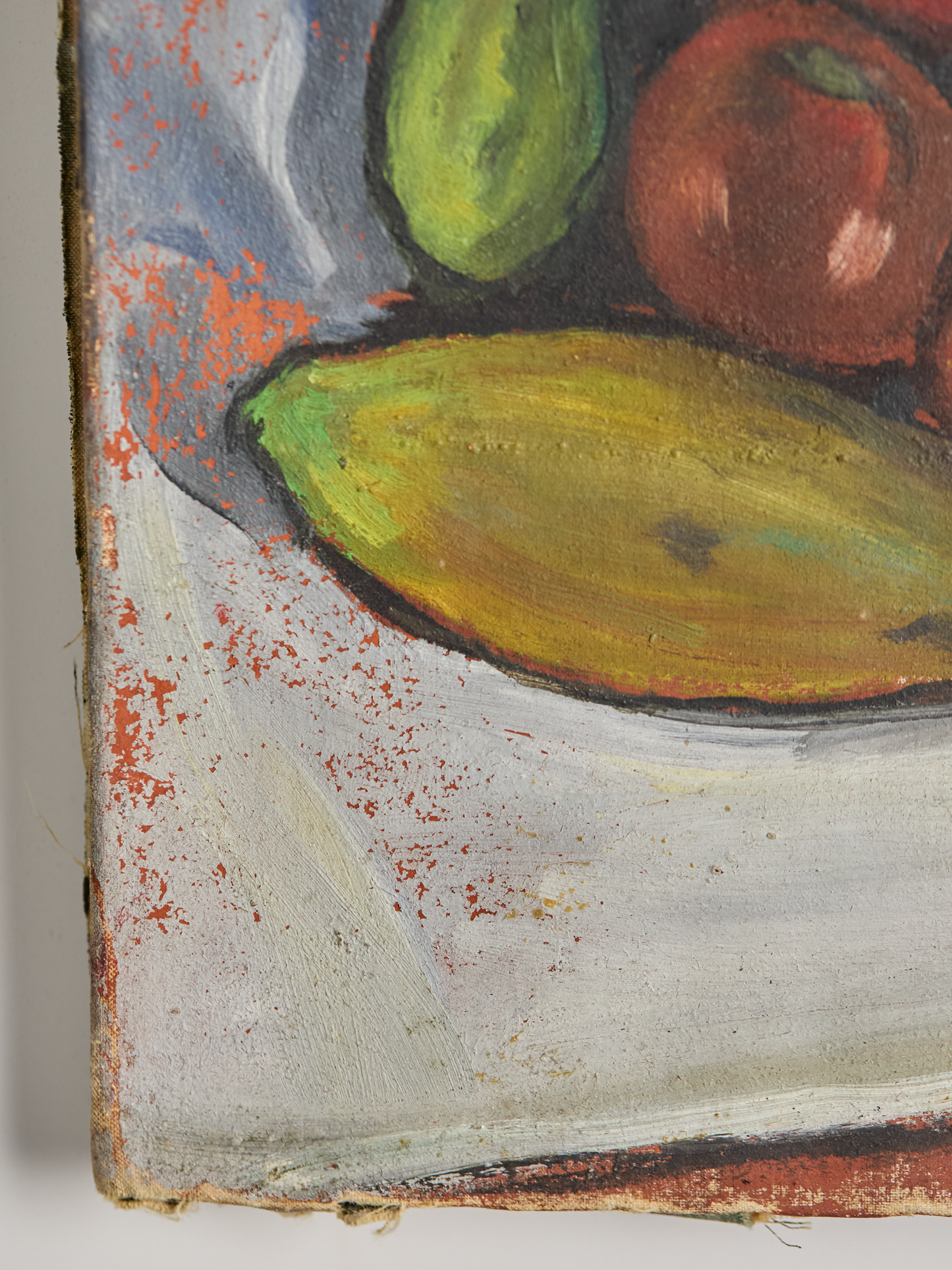 Vintage French Apples Still Life Painting
