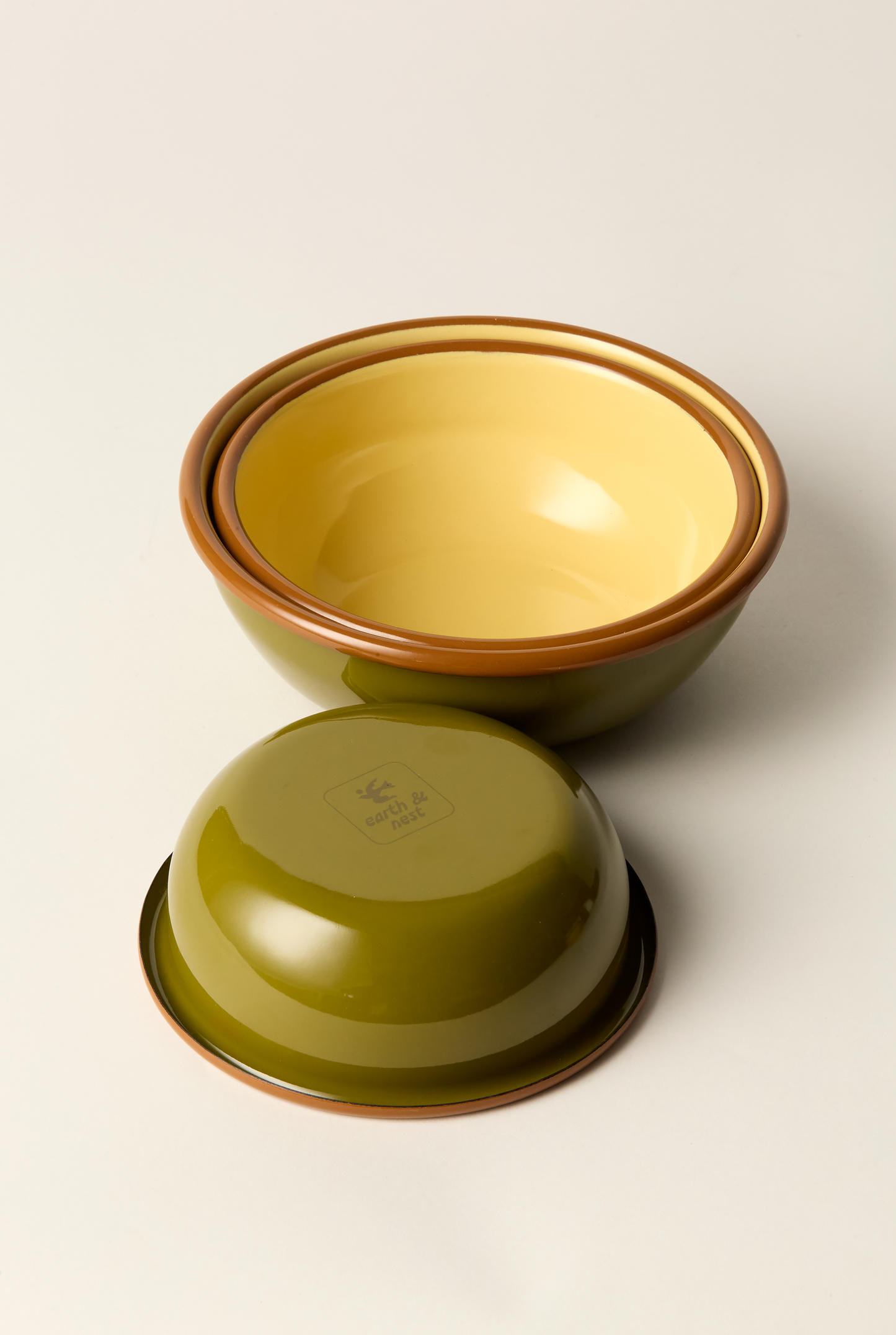 Enamel Bowl Set, Meadow