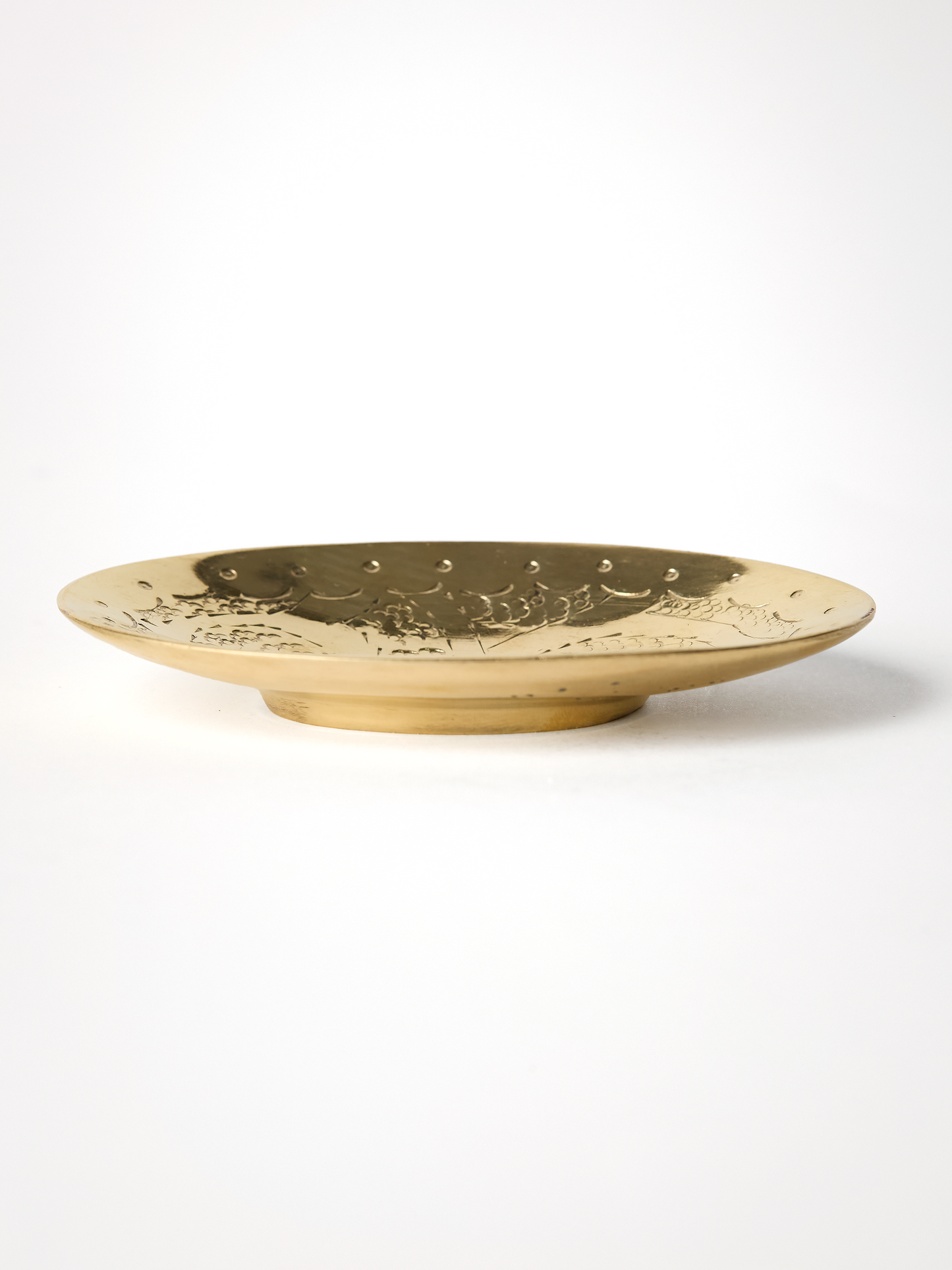 Unlaquered Brass Soap Dish