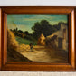 Vintage French Haystack Painting