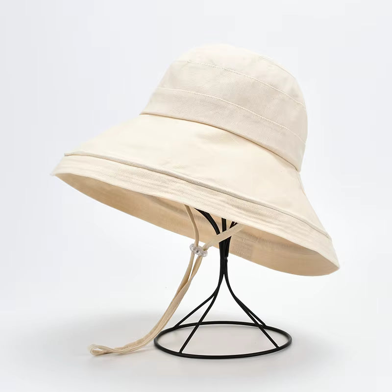 Cotton Bucket Hat, Ecru