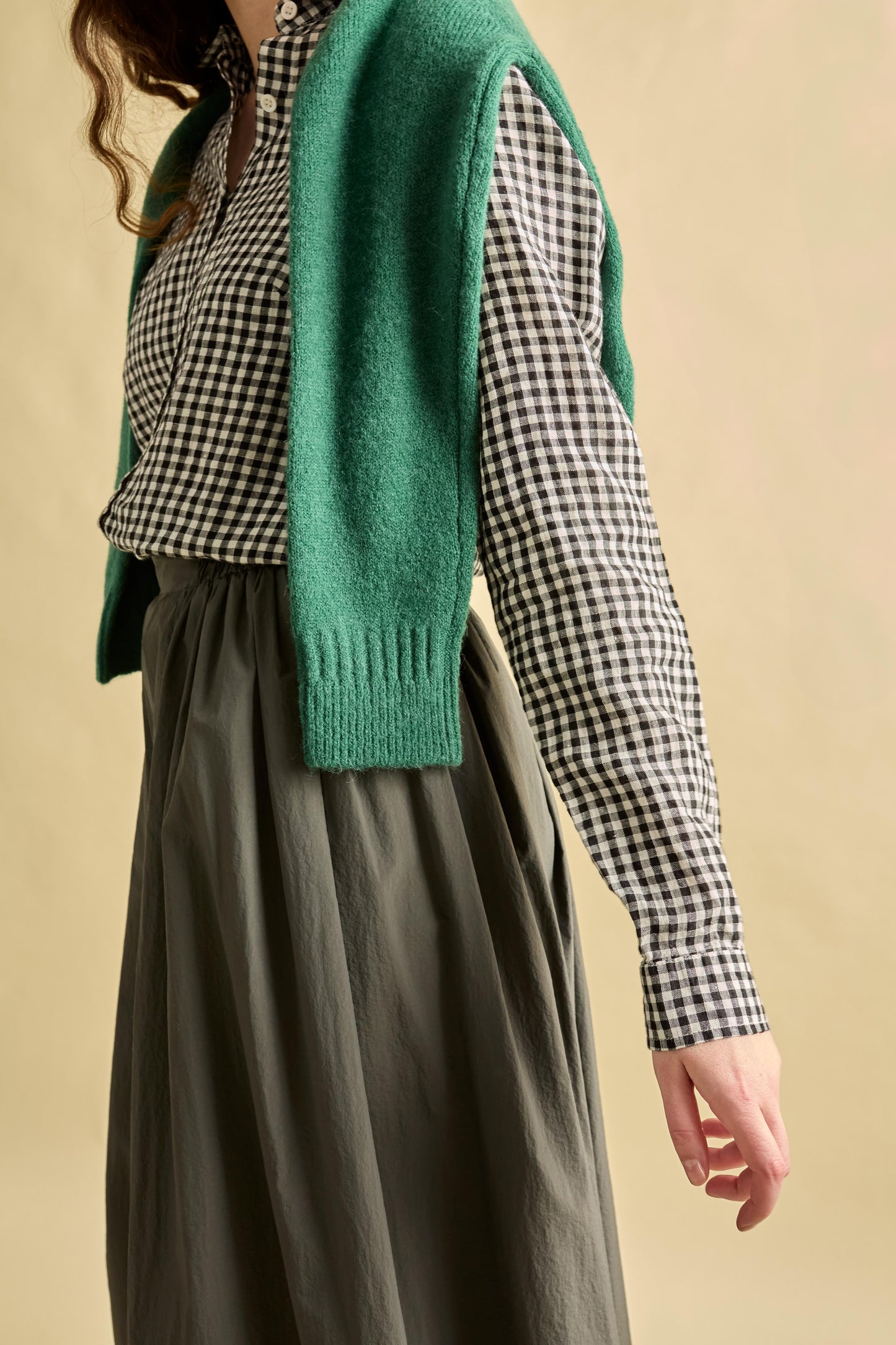 Jersey Sweater, Green L