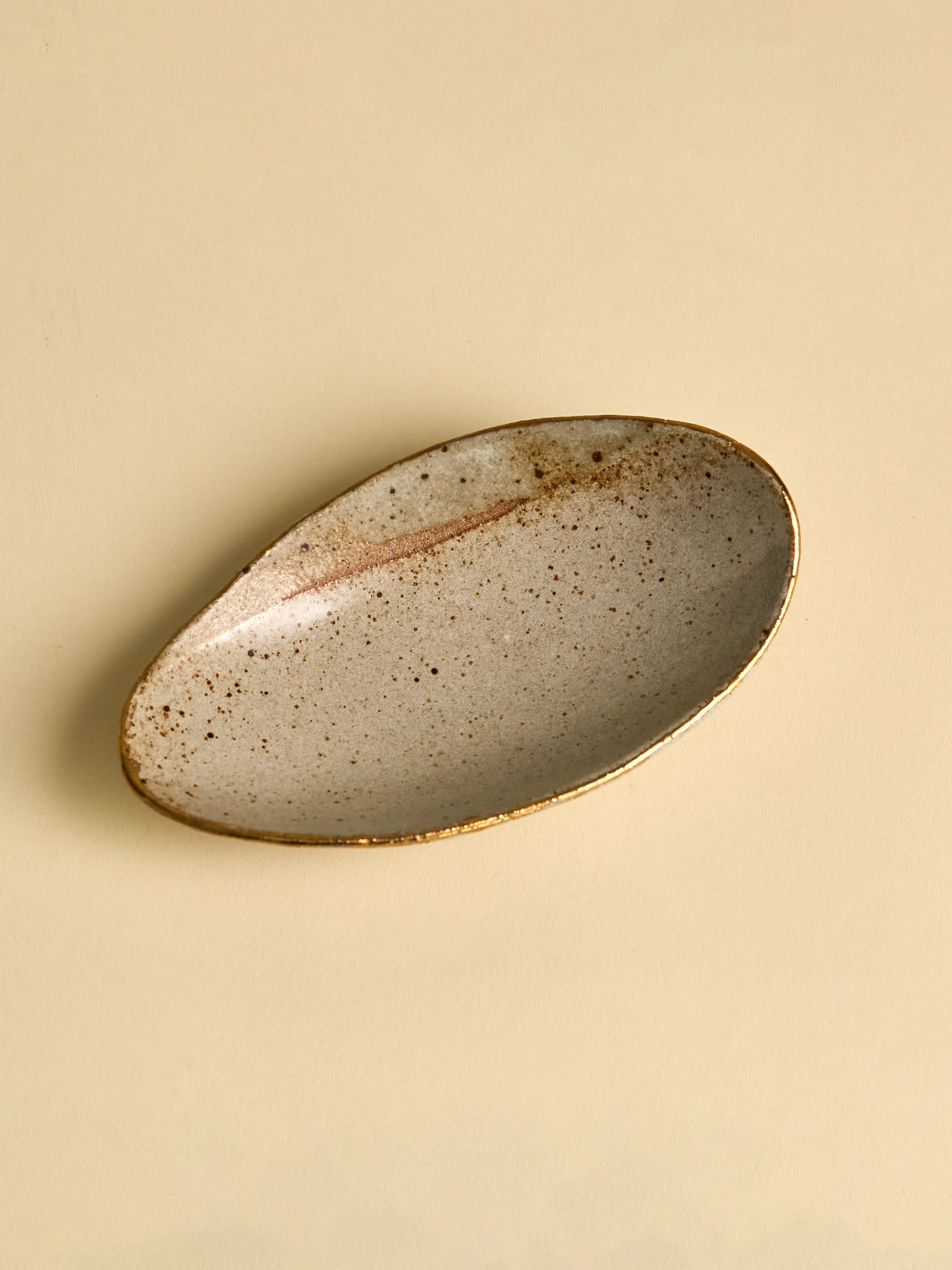 Lazy Potters Gold Rim Small Bowl