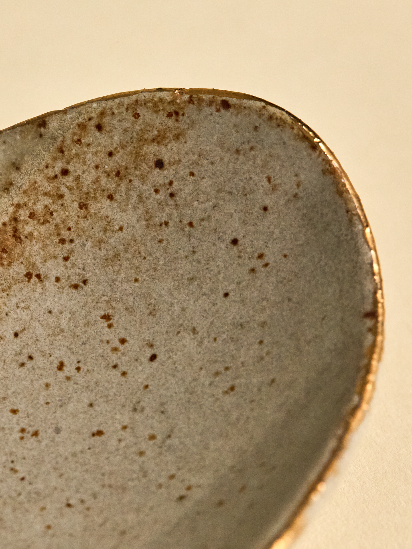 Lazy Potters Gold Rim Small Bowl