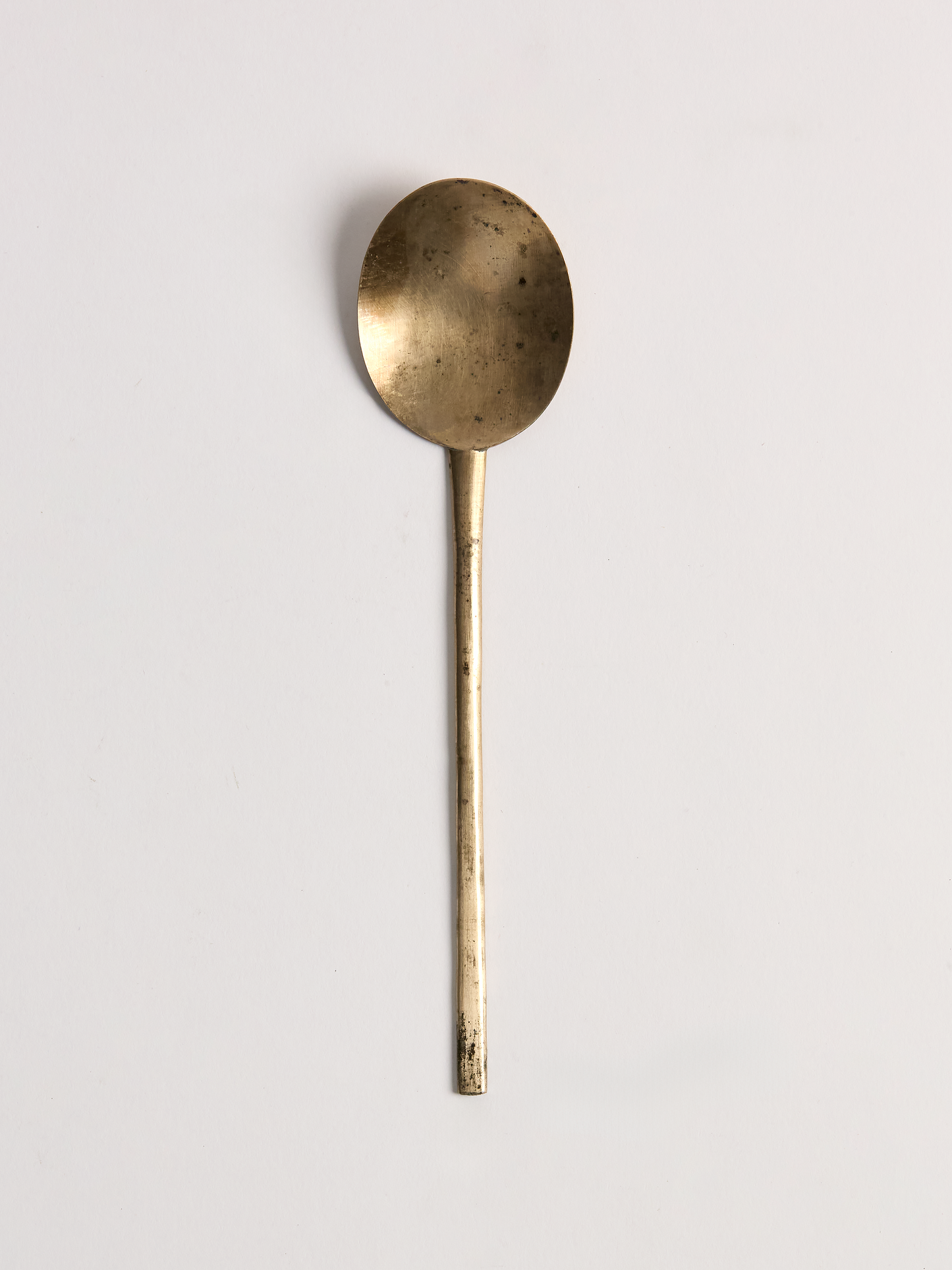 Vintage Brass Serving Spoon