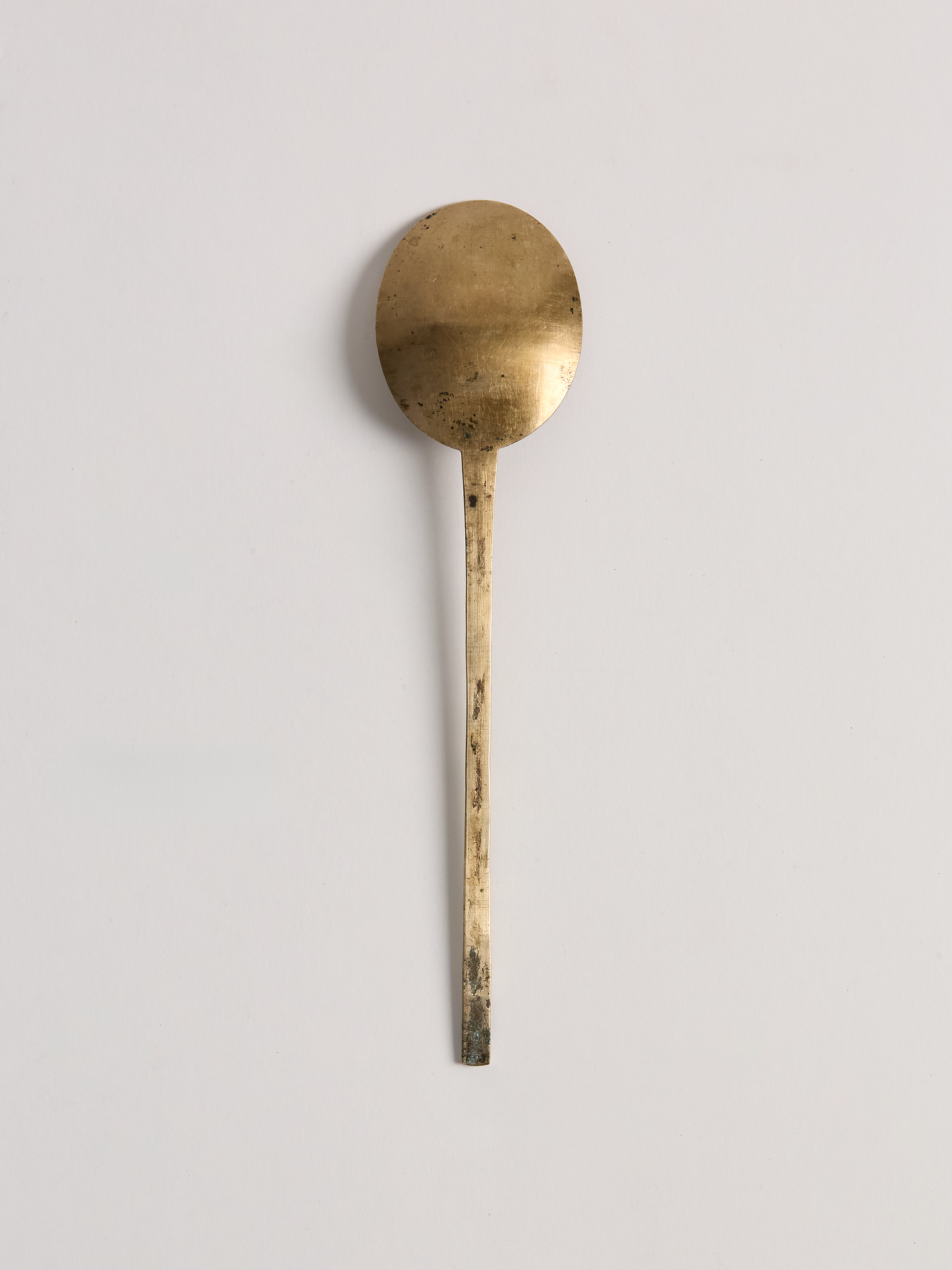 Vintage Brass Serving Spoon