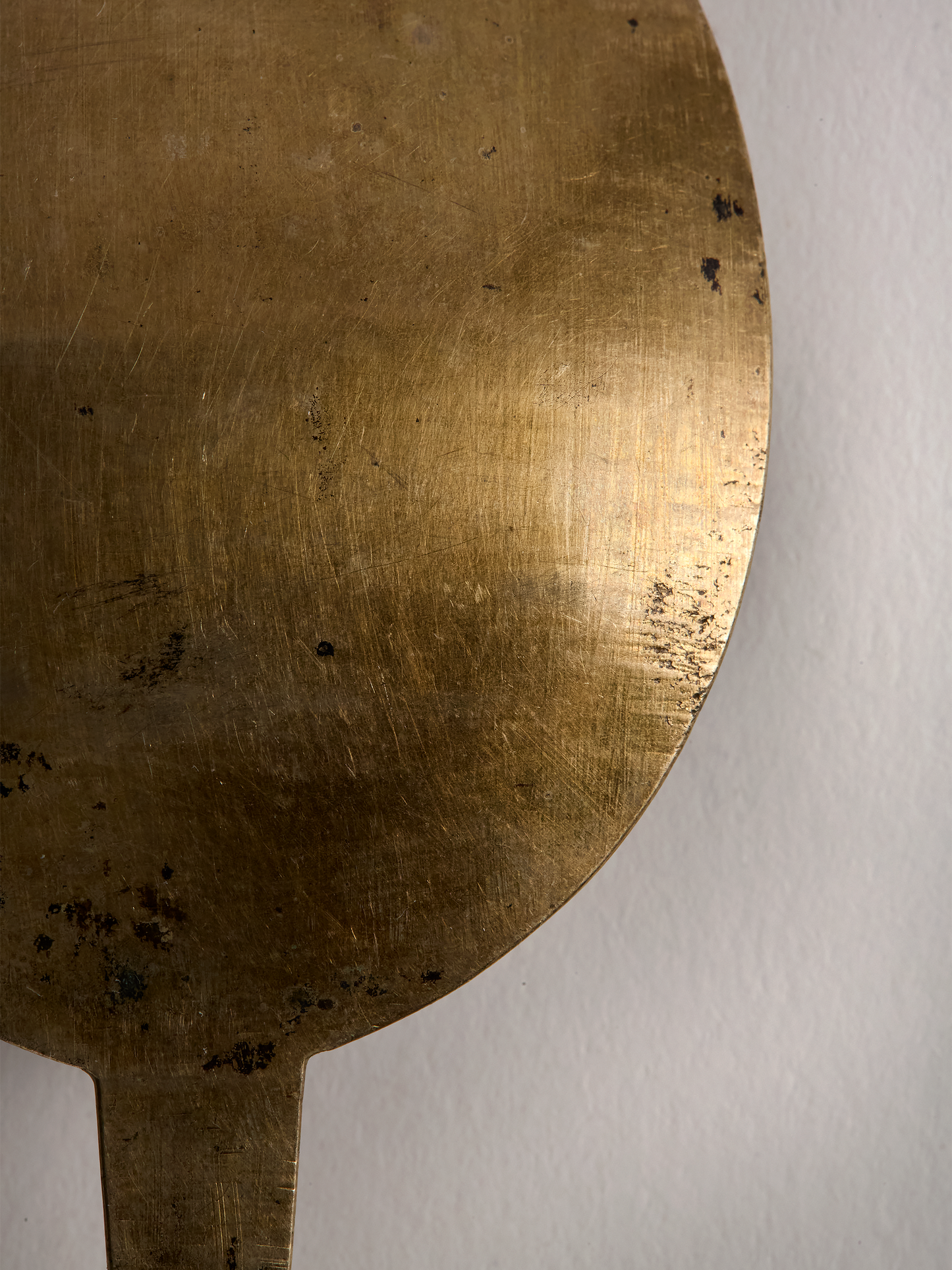 Vintage Brass Serving Spoon