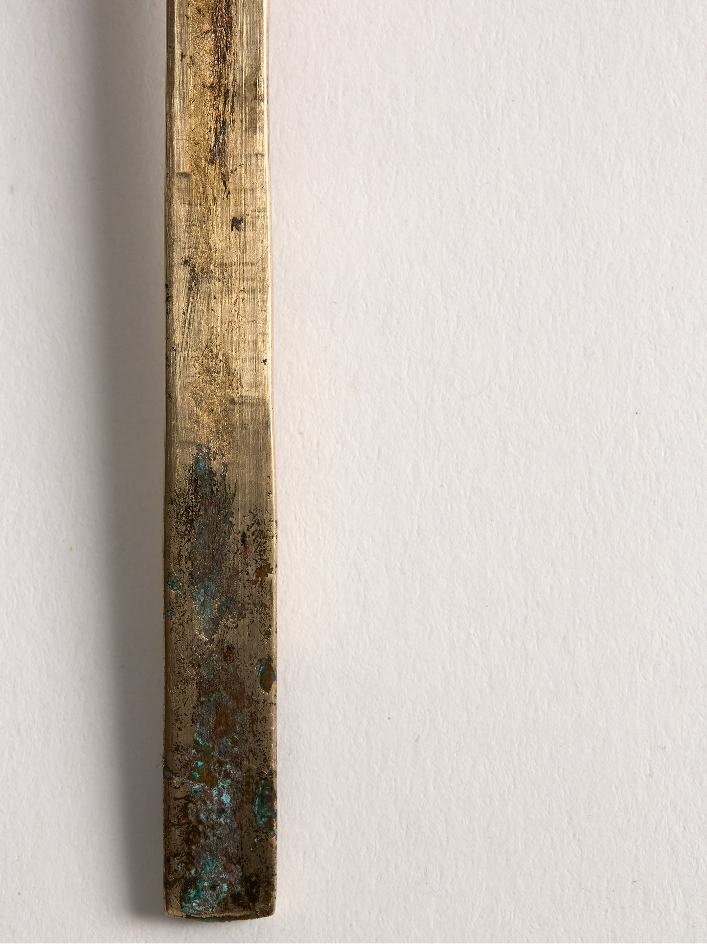 Vintage Brass Serving Spoon