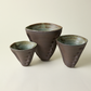 Martha Day Cone Vase 3 Set Brown Eucalyptus