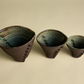 Martha Day Cone Vase 3 Set Brown Eucalyptus