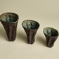 Martha Day Cone Vase 3 Set Brown Eucalyptus