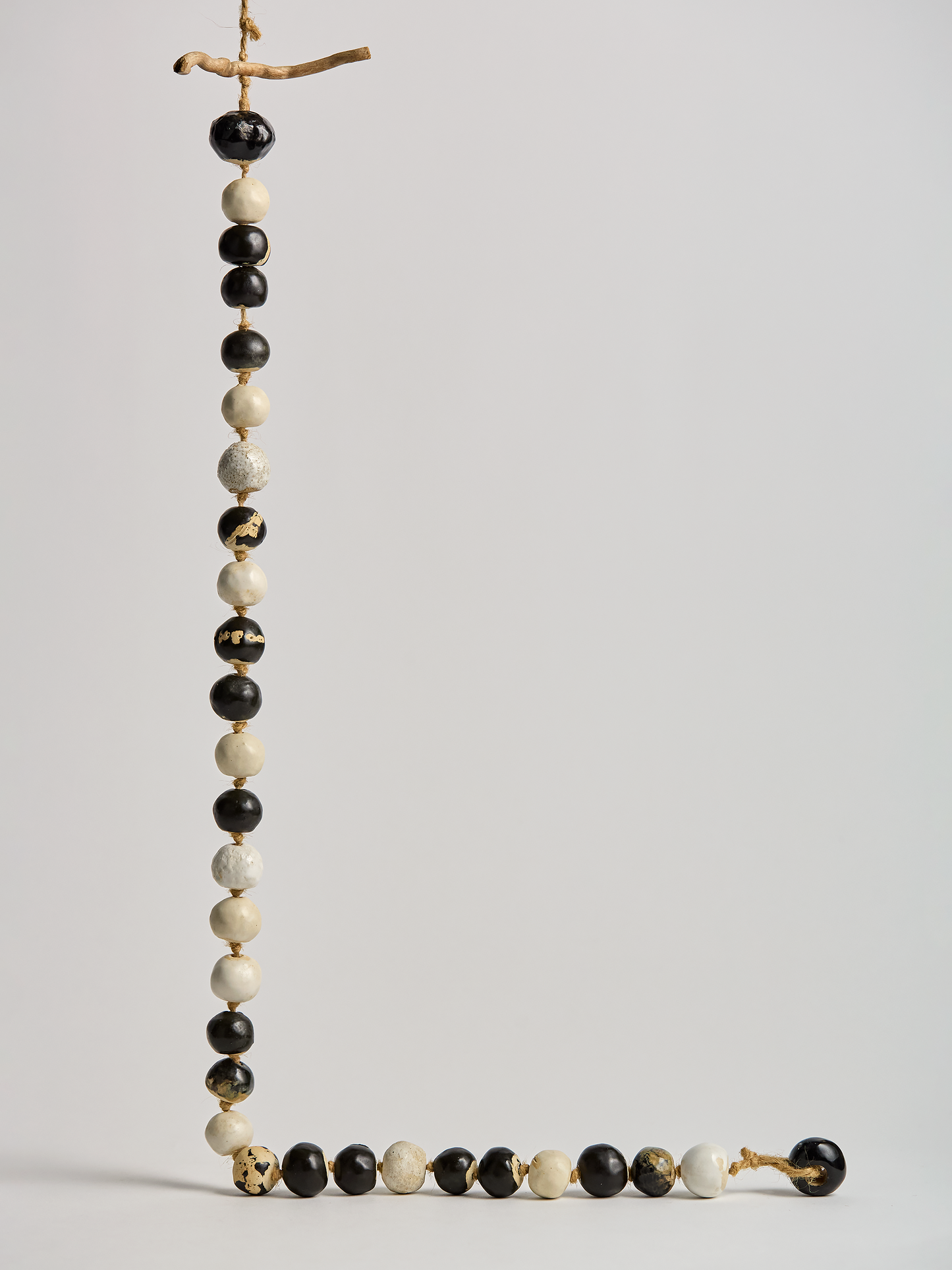 Black & White Ceramic Garland