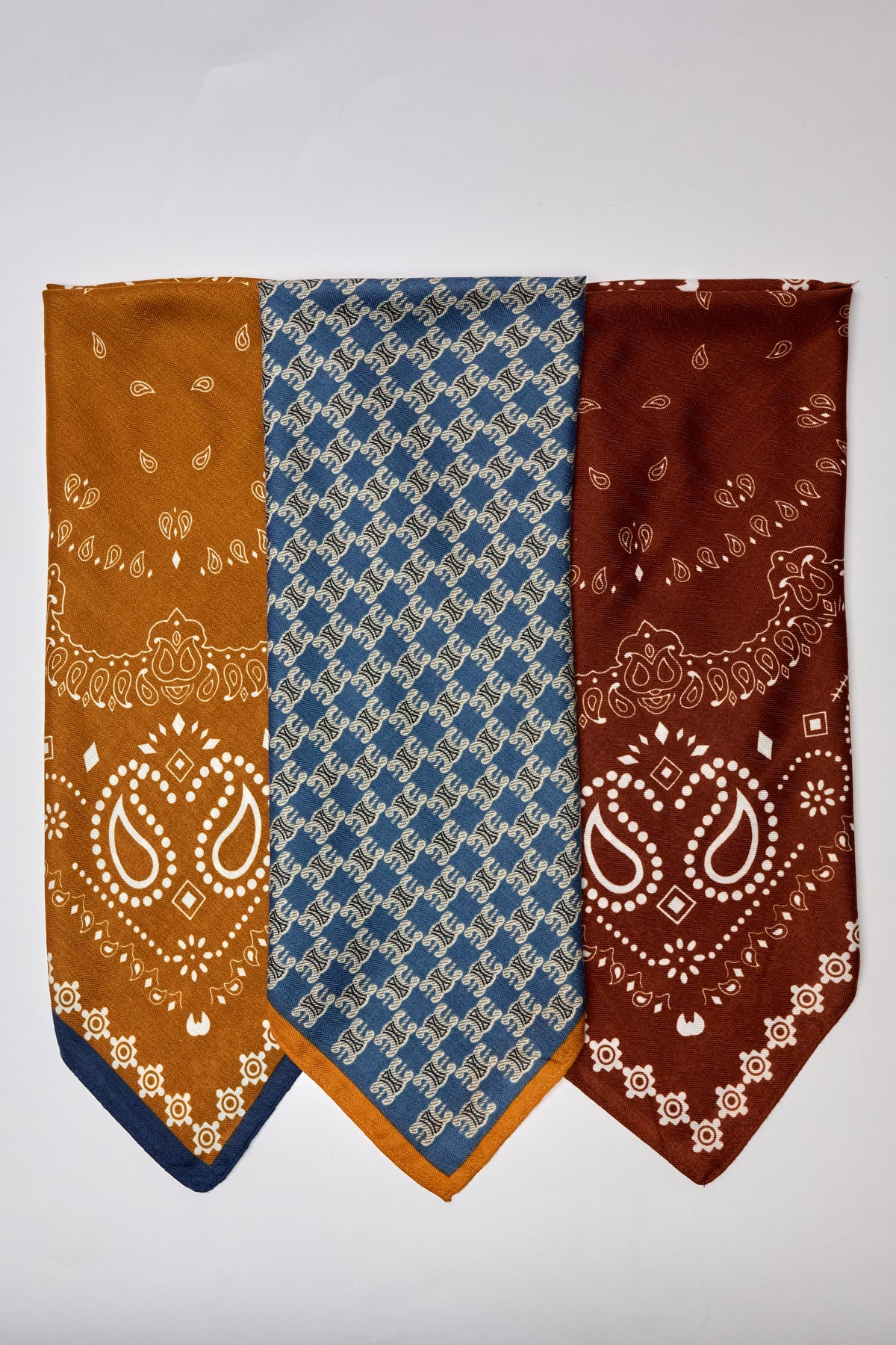 Indigo + Saffron Neck Scarf