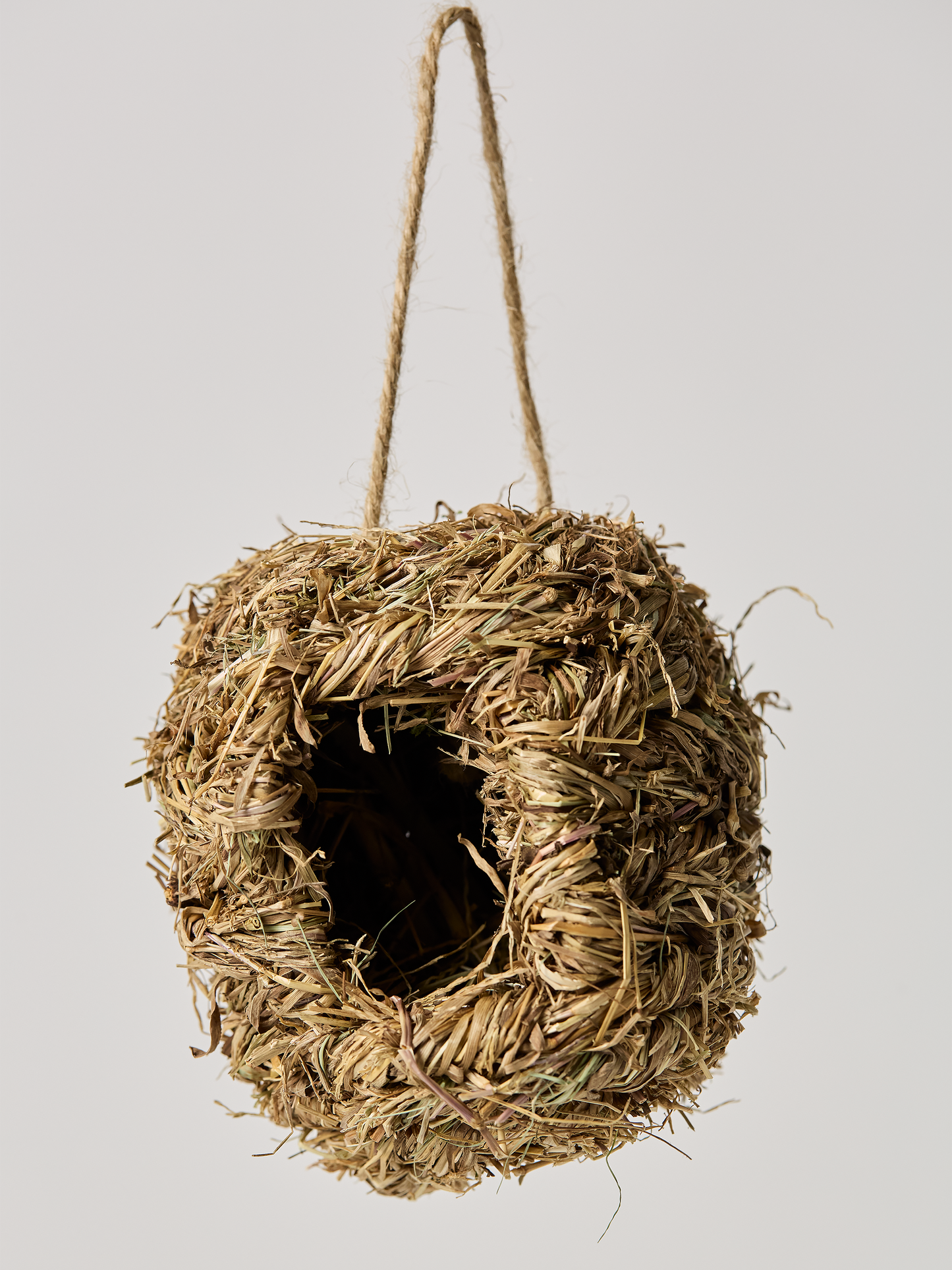 Hanging Hummingbird House made from natural grass