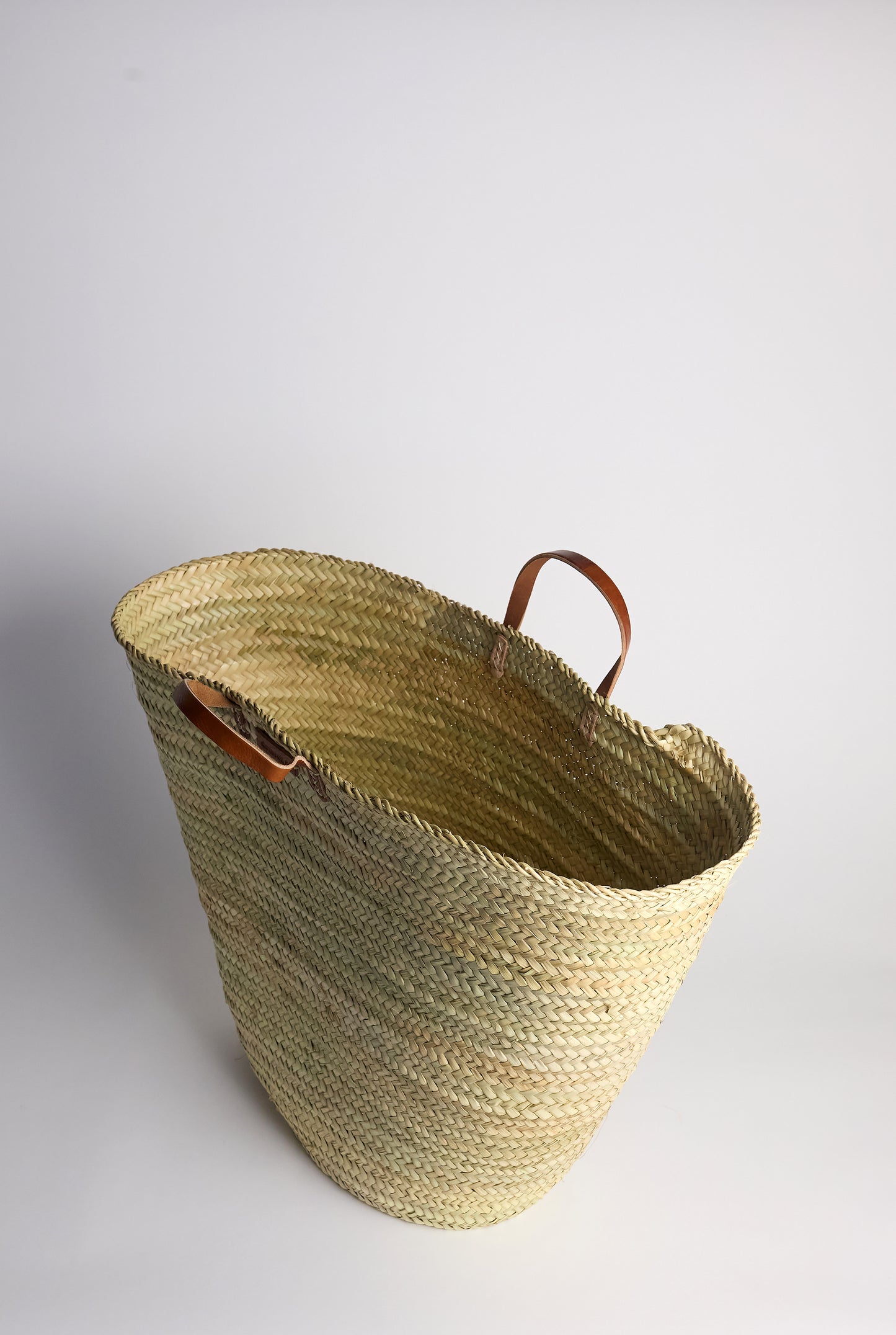 Palm Leaf Laundry Basket