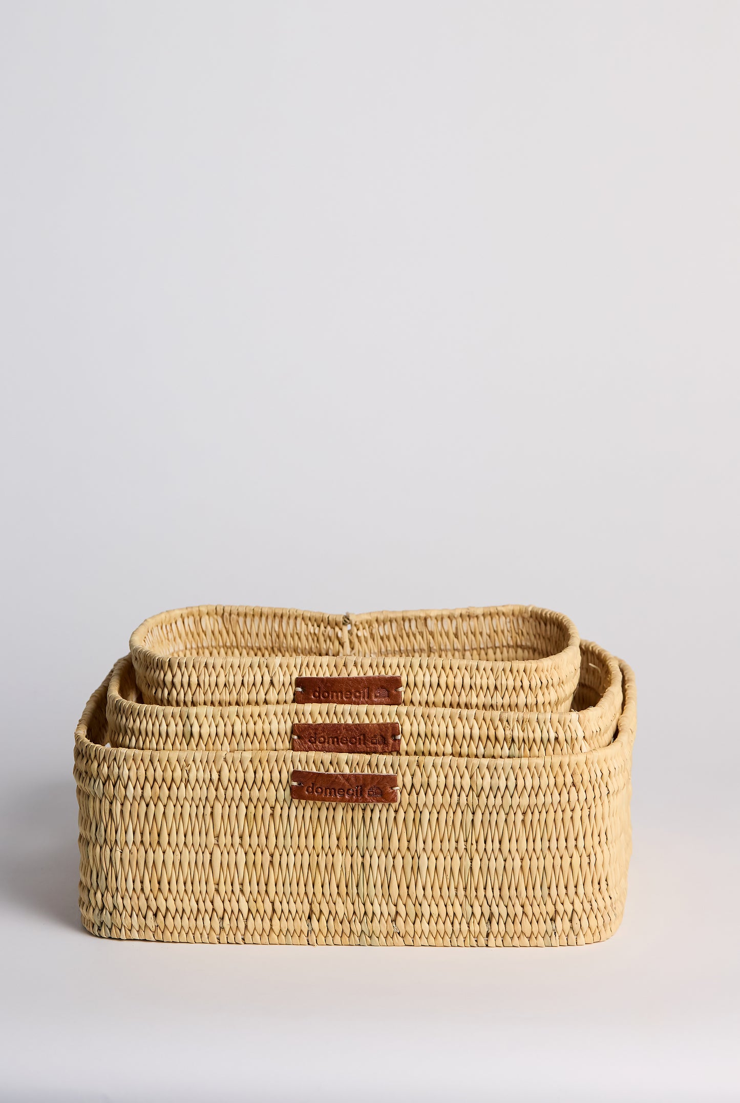 Reed Storage Basket - Set of 3