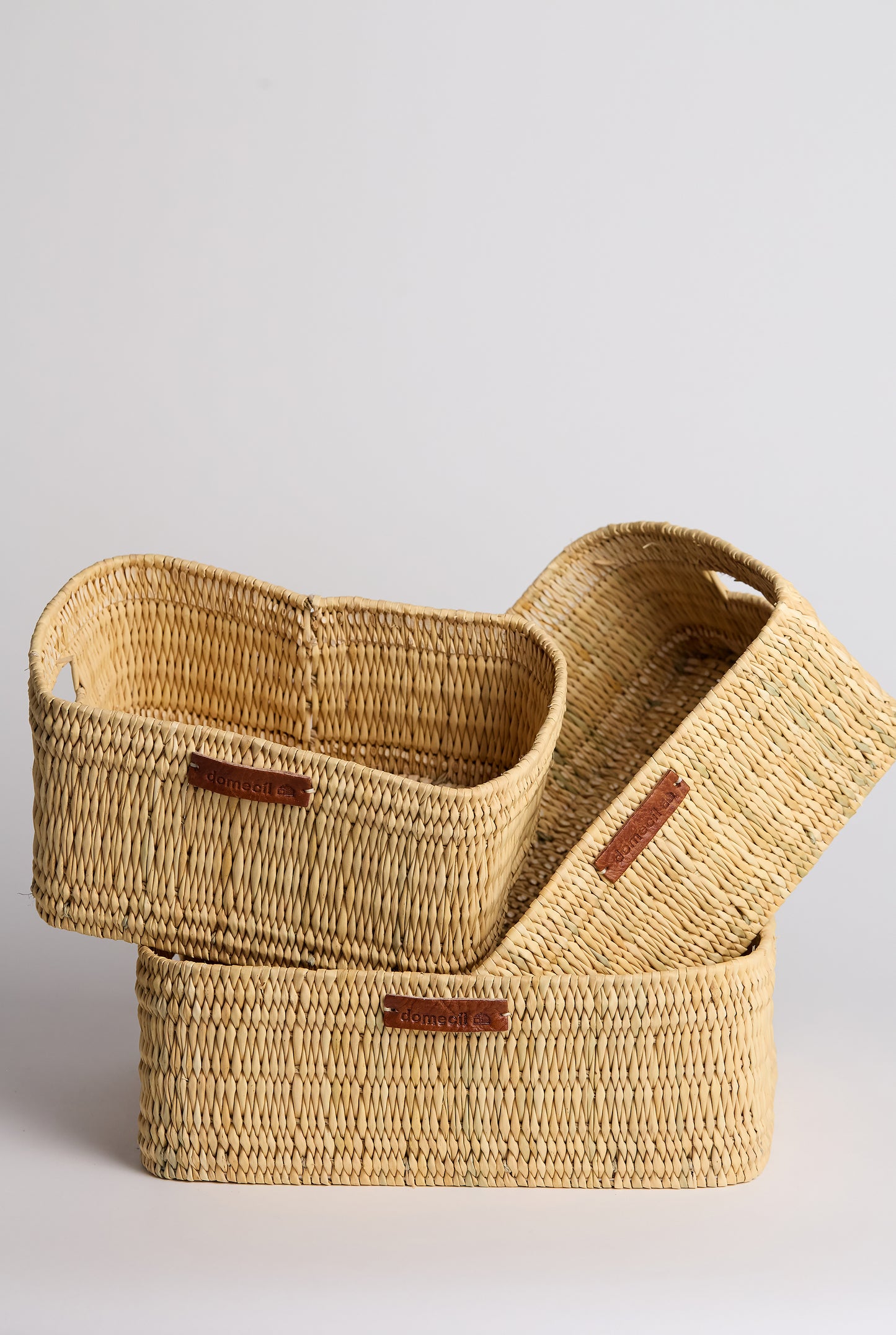 Reed Storage Basket - Set of 3