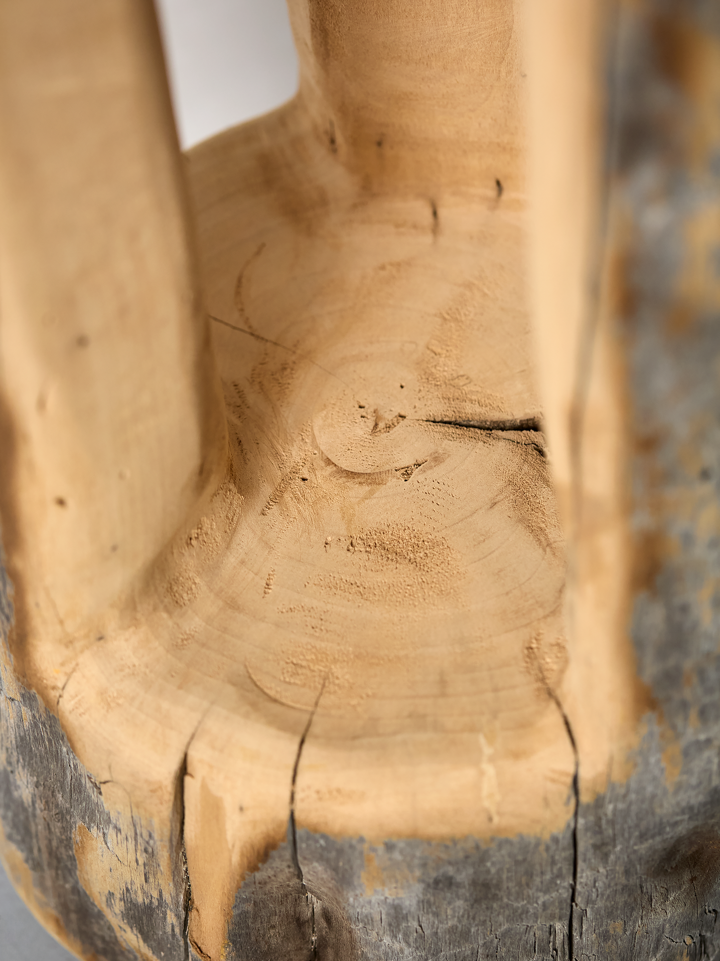 Underneath RG Tall Stool 3 Legs