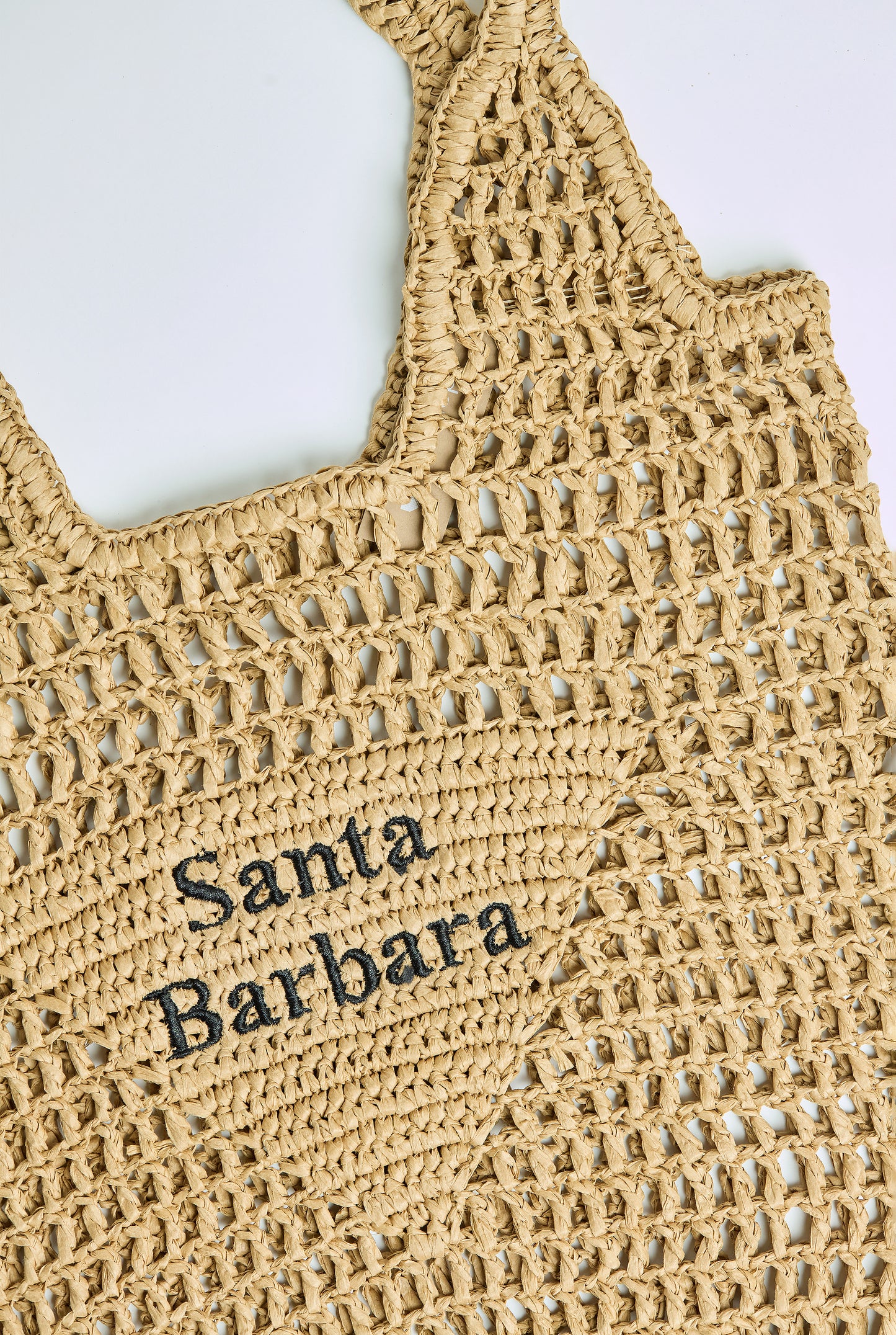 Santa Barbara Raffia Tote