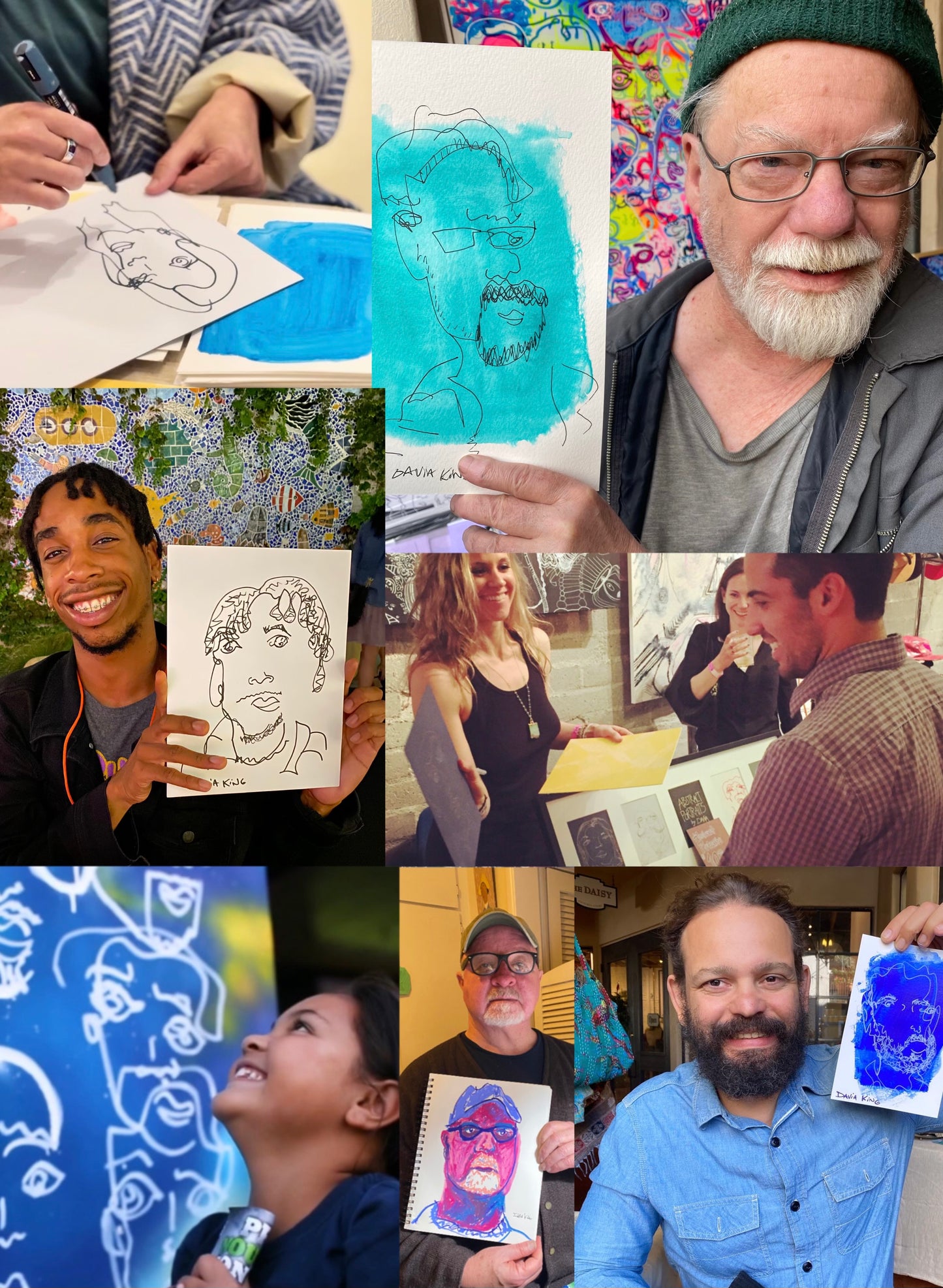 Blind Contour Soul Portraits
