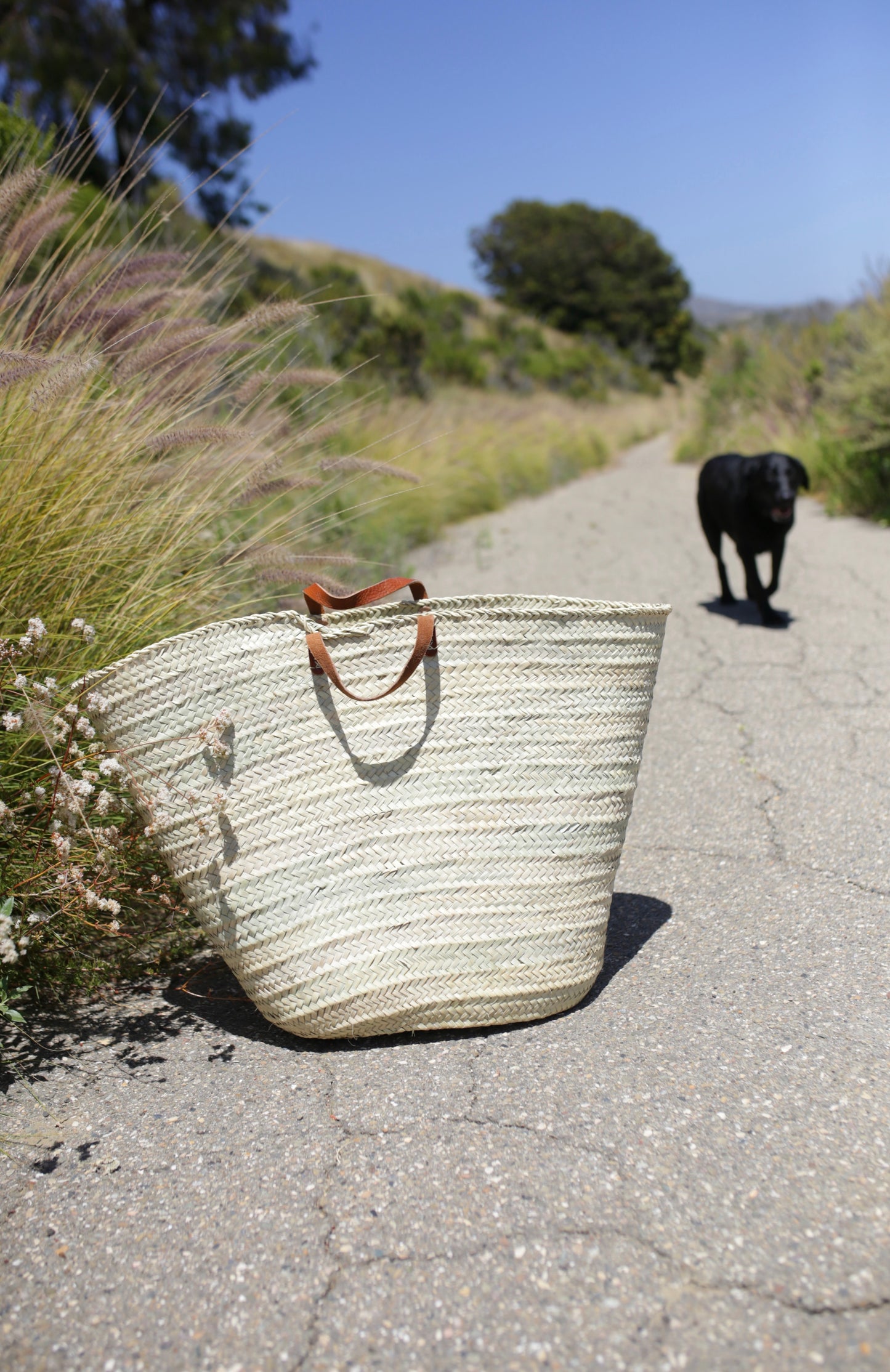 Palm Leaf Laundry Basket