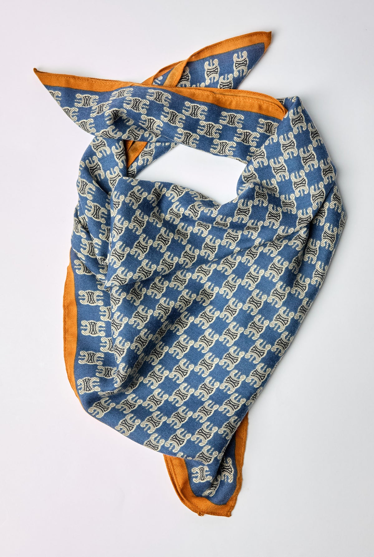 Indigo + Saffron Neck Scarf