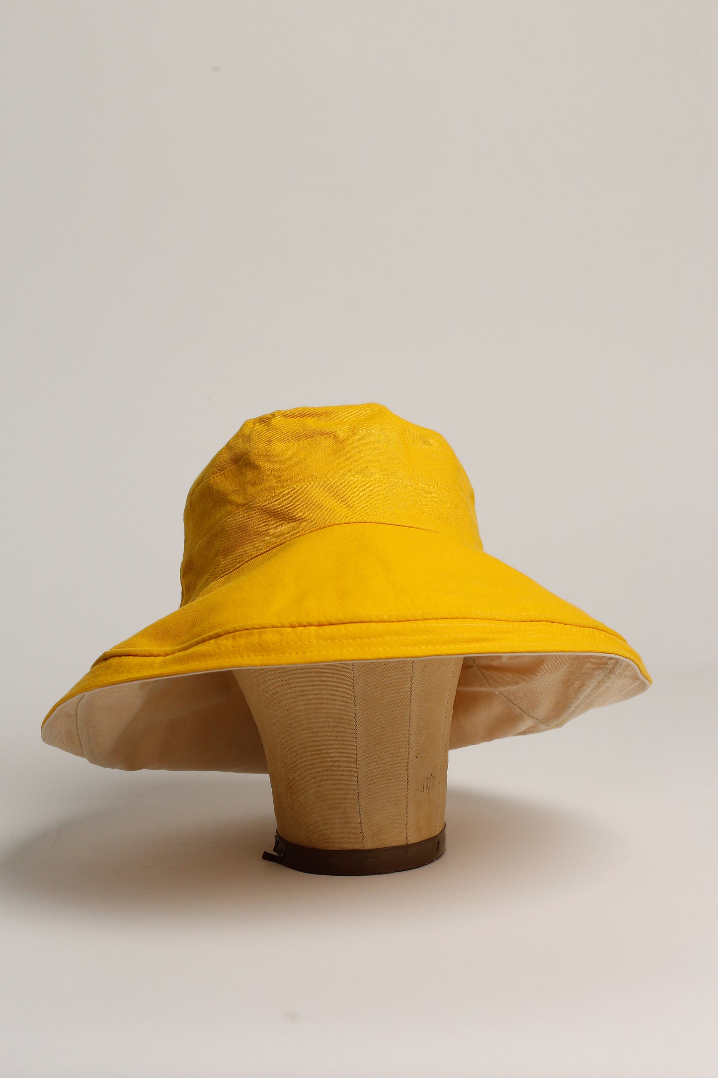 Yellow Reversible Bucket Hat