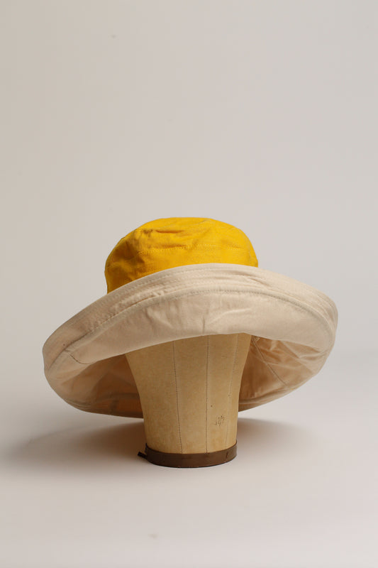 Yellow Reversible Bucket Hat